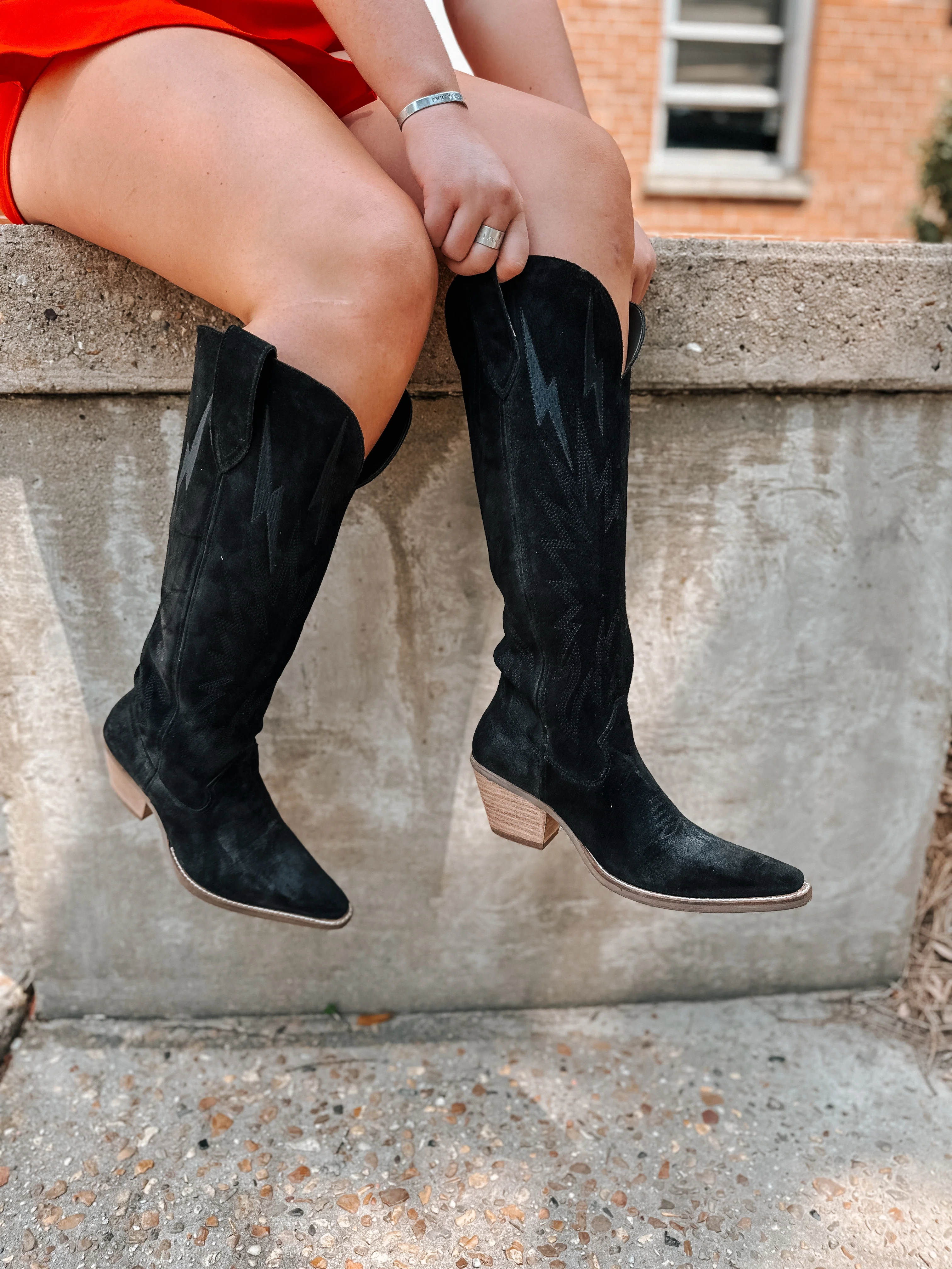 Dingo Thunder Road Black Leather Boot - Image 13