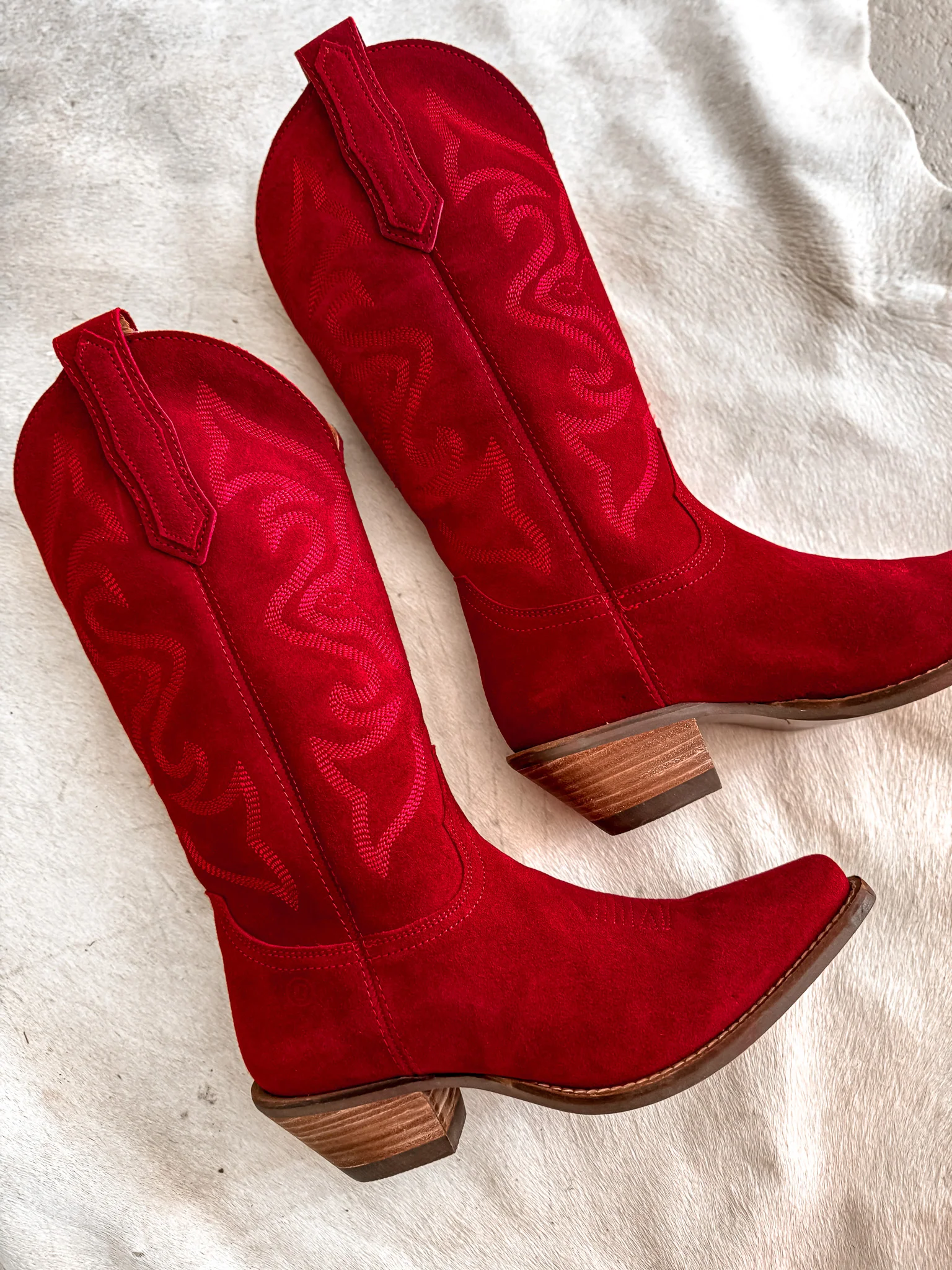 Women's Dingo Out West Red Leather Boot - Image 17