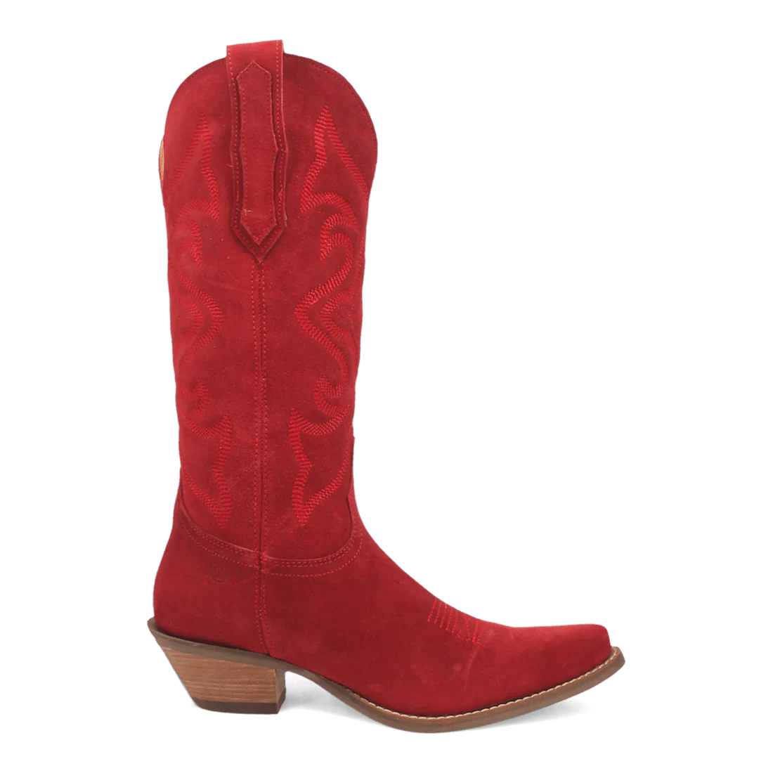 Women's Dingo Out West Red Leather Boot - Image 5