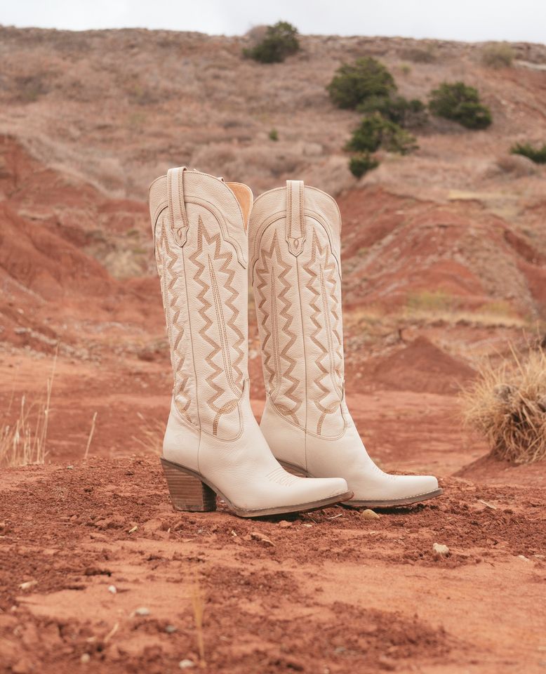 Dingo High Cotton Boots in Tan - Image 3