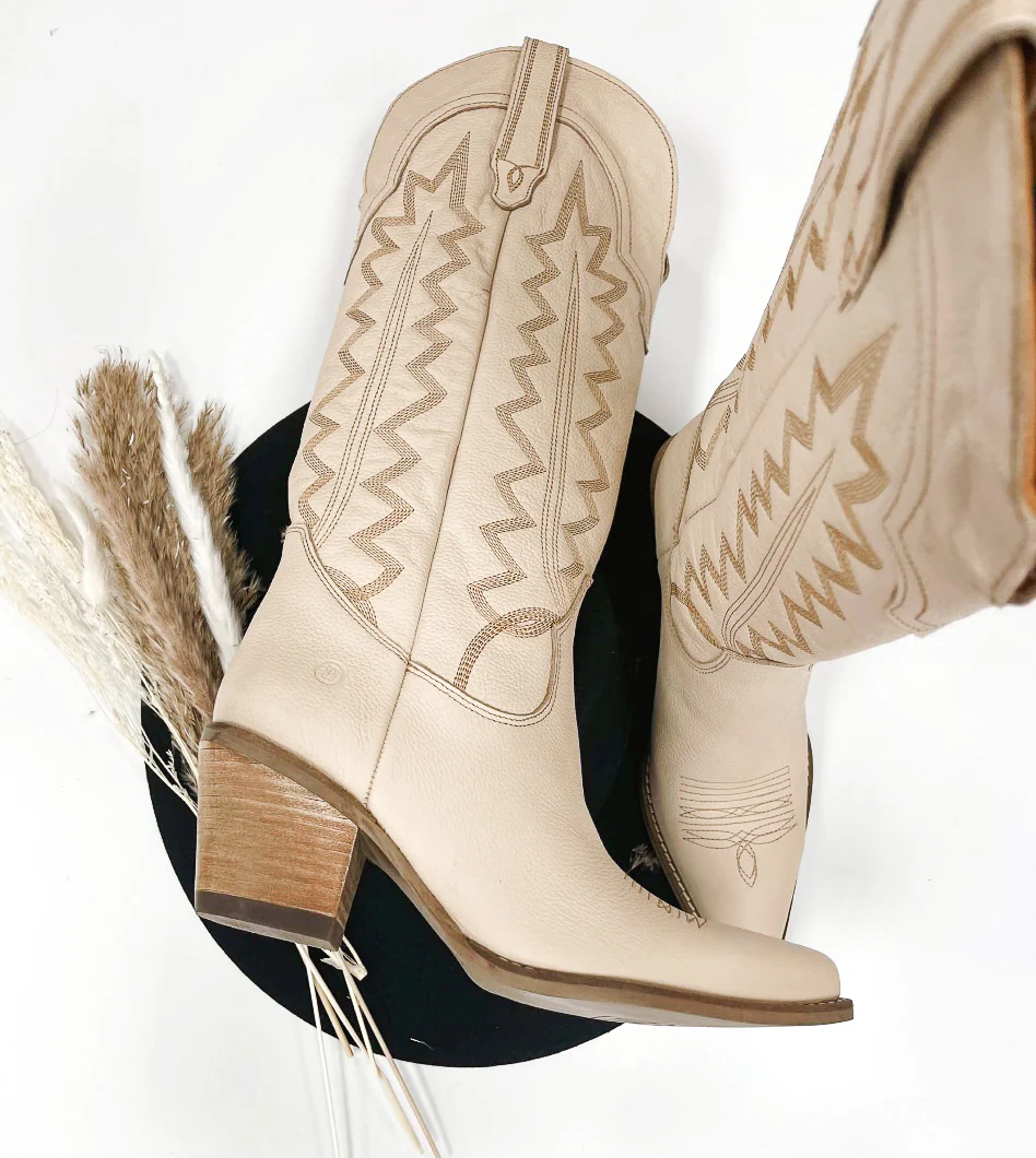 Dingo High Cotton Boots in Tan - Image 9