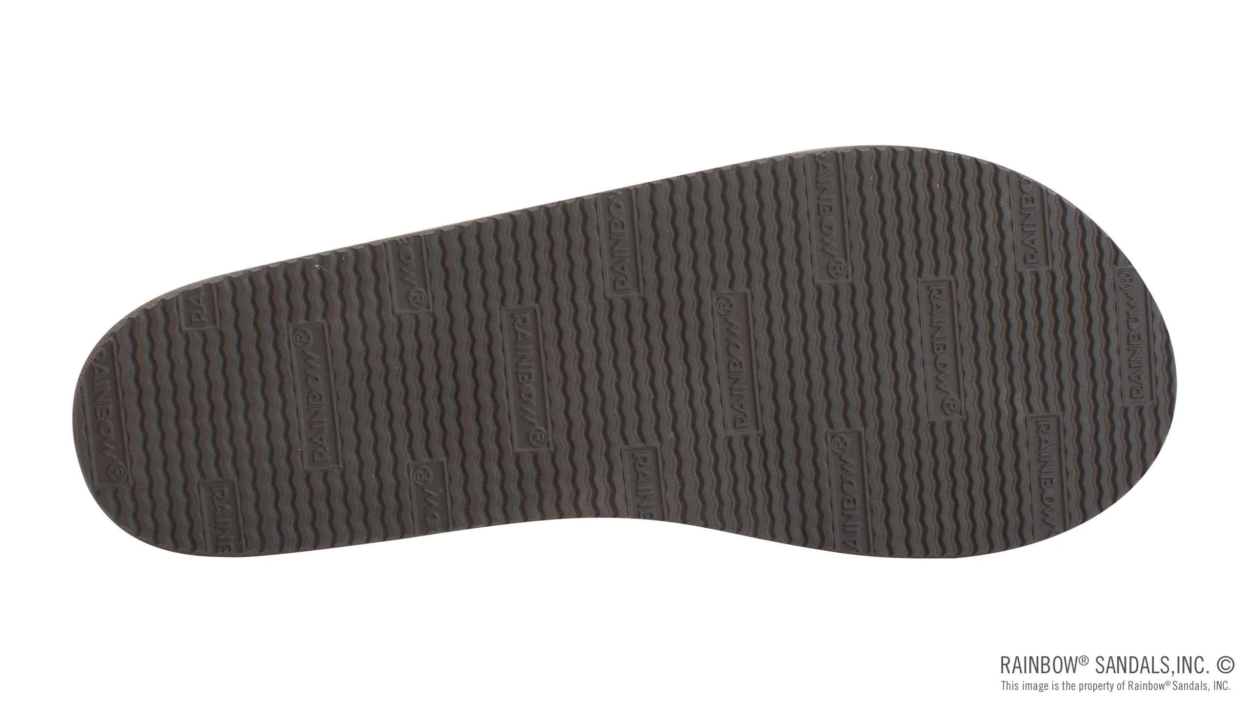 Rainbow Sandals | Women's Single Layer Narrow Strap Premier Leather Sandal in Dark Brown - Image 4