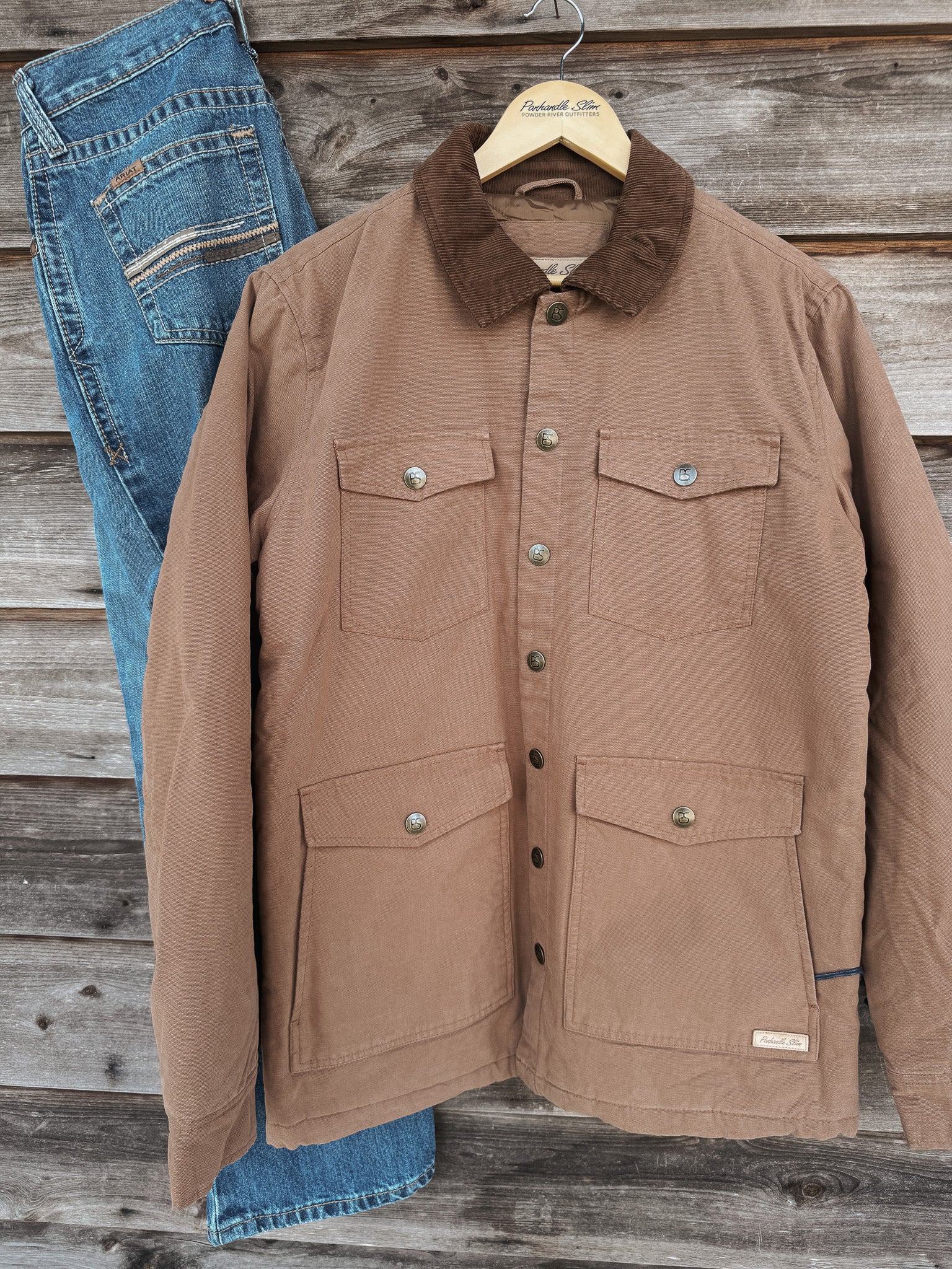 Panhandle Slim Men's Washed Canvas Rancher Coat - Image 3