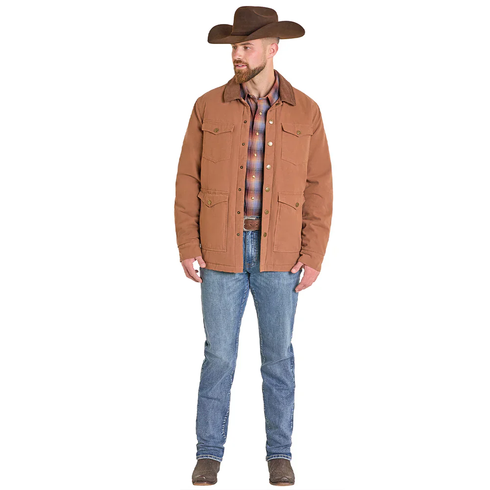 Panhandle Slim Men's Washed Canvas Rancher Coat - Image 5