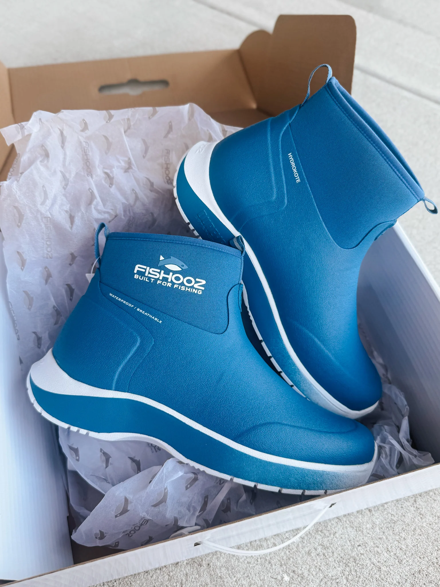 Men's Fishooz by DryShod Blue Ankle Boots - Image 2
