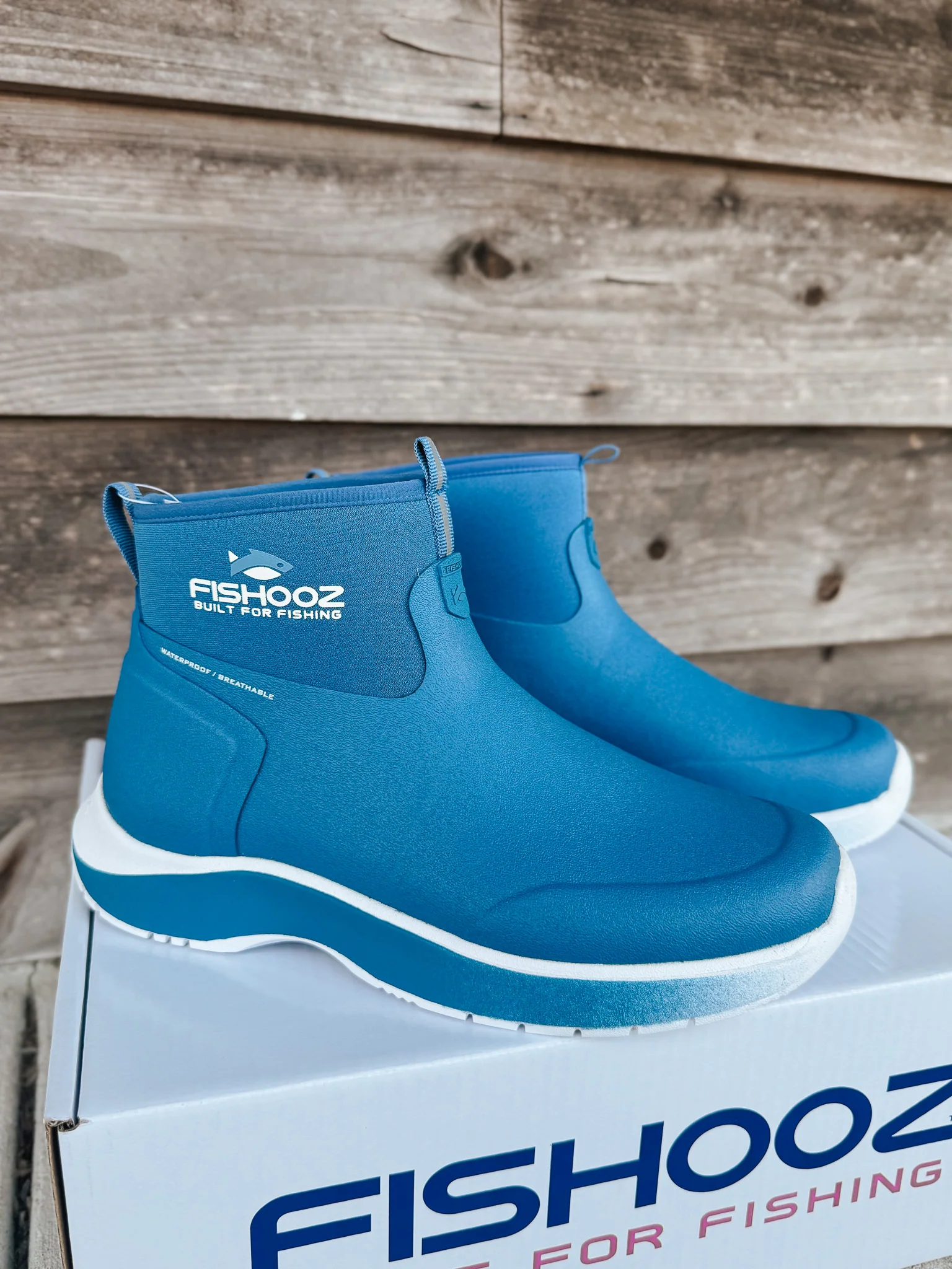 Men's Fishooz by DryShod Blue Ankle Boots - Image 4