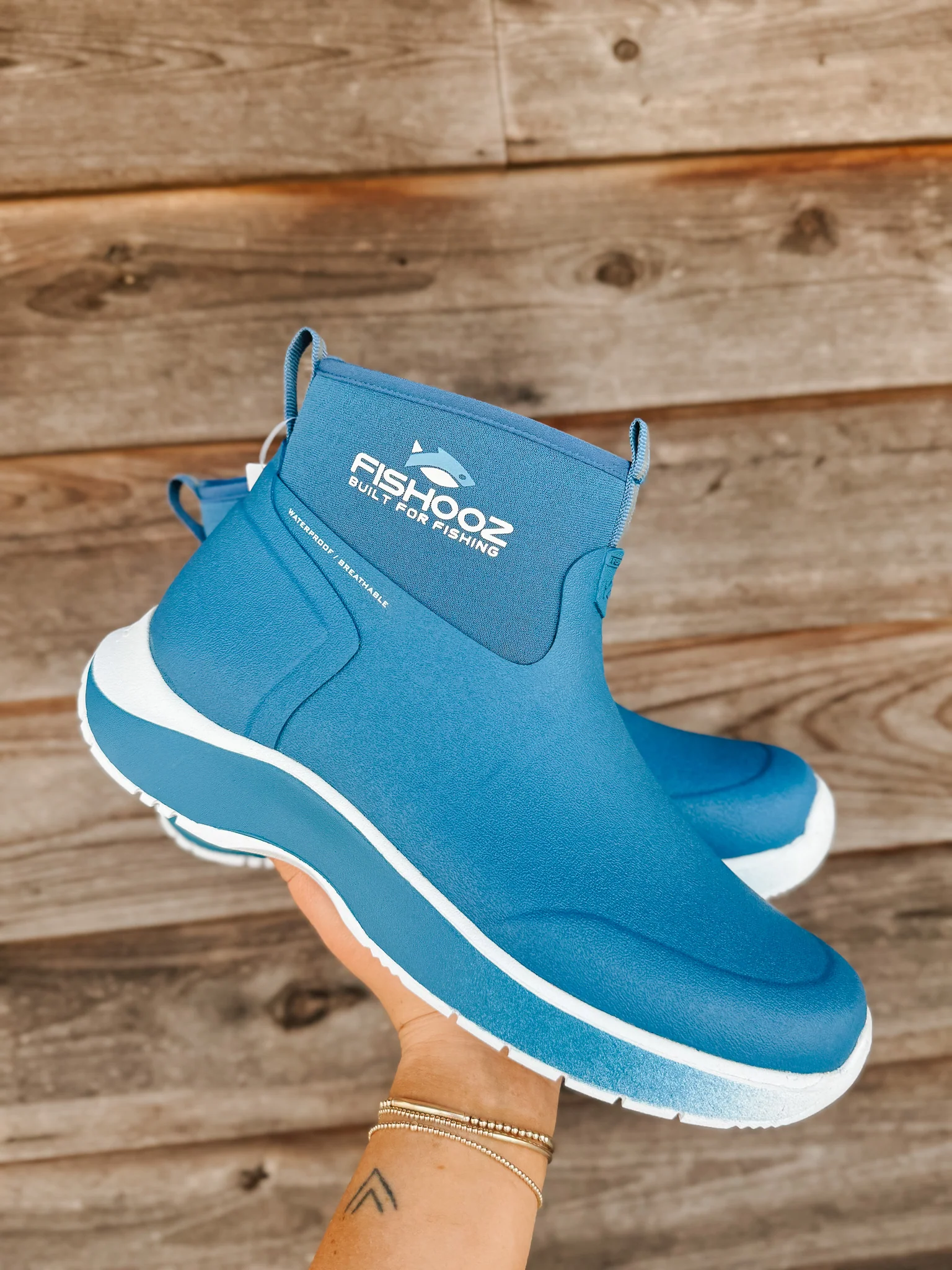 Men's Fishooz by DryShod Blue Ankle Boots - Image 5