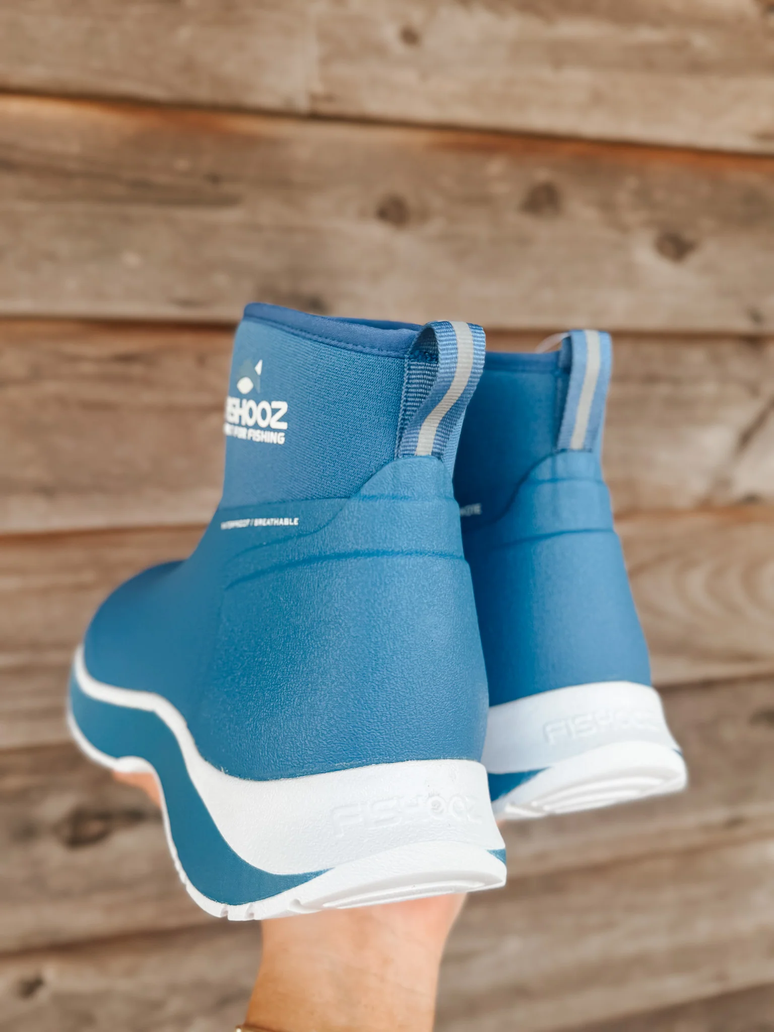 Men's Fishooz by DryShod Blue Ankle Boots - Image 6