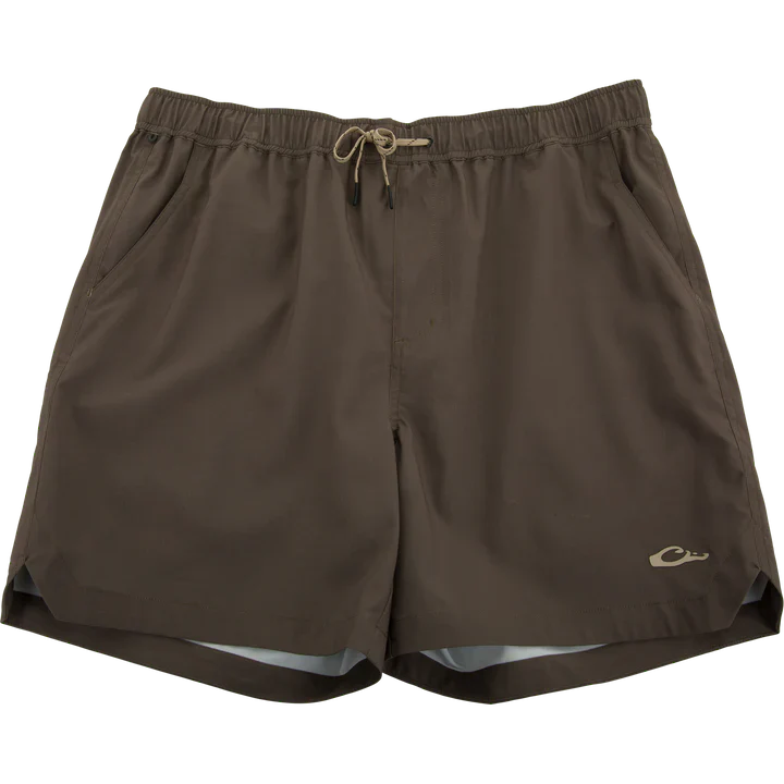 Drake Men's Lake Shore Dock 6" Shorts - Crocodile - Image 5