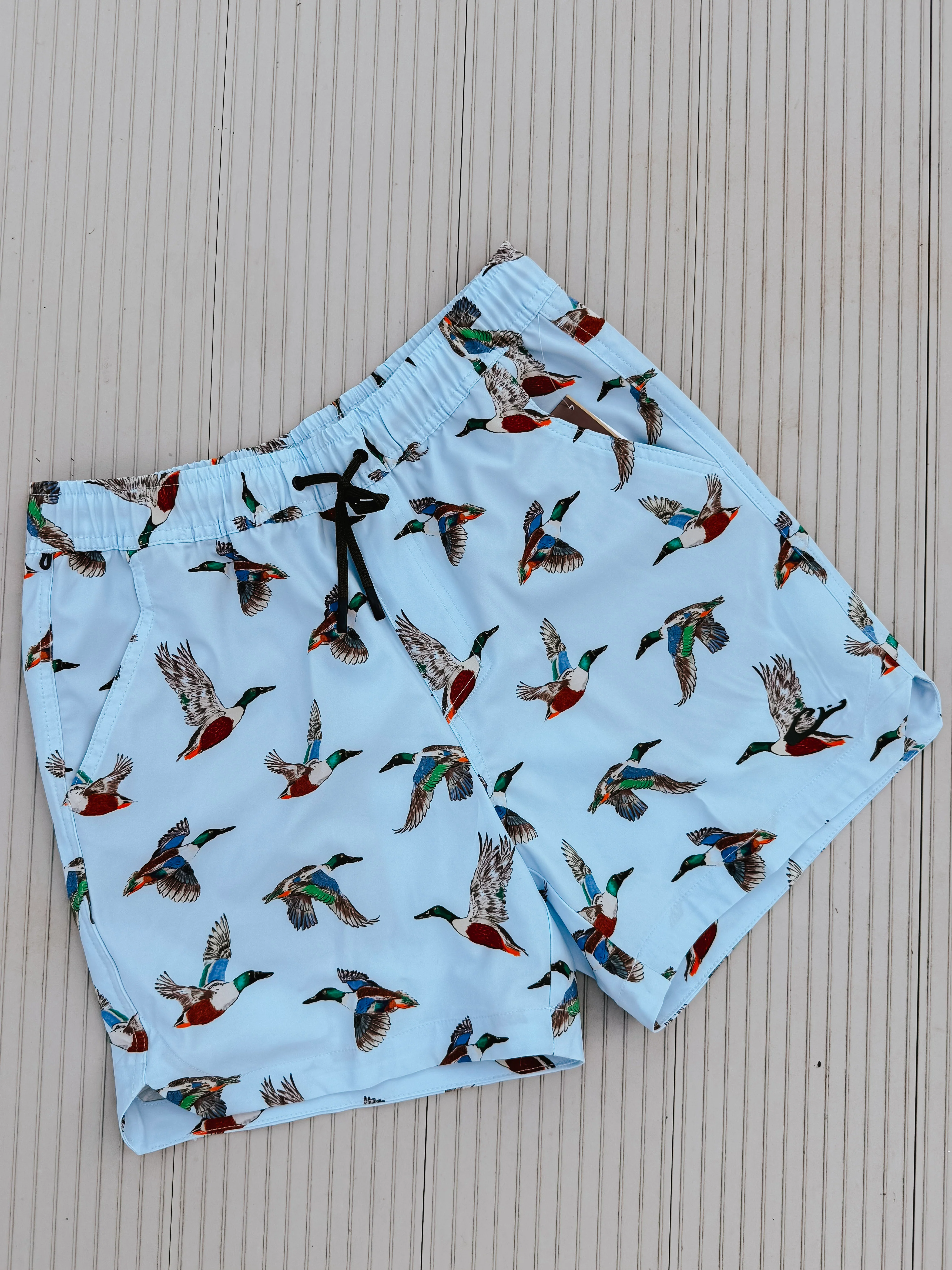 Drake Men's Lake Shore Dock 6" Shorts - Spoonie Breeze - Image 2