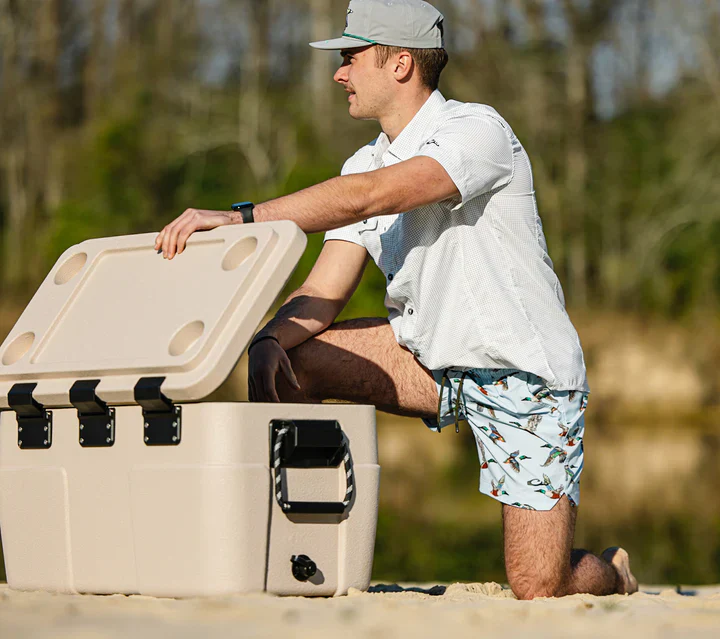 Drake Men's Lake Shore Dock 6" Shorts - Spoonie Breeze - Image 5