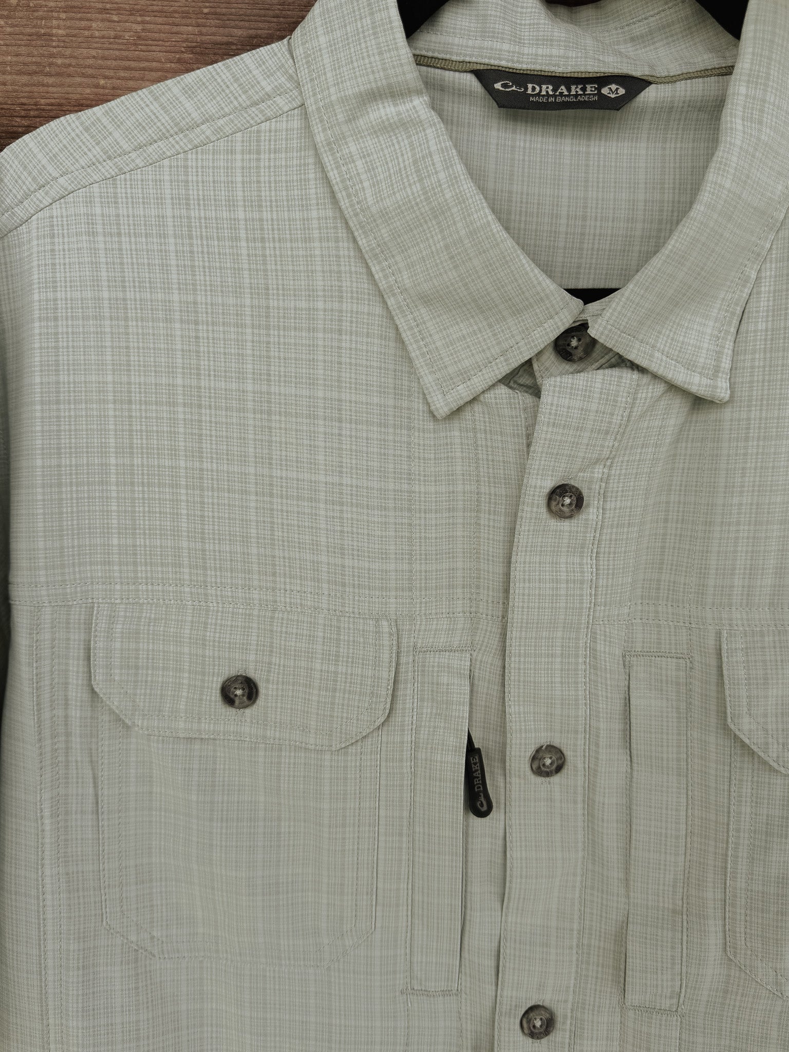 Drake Men's Wingshooter Trey Cross Hatch Short Sleeve Shirt - Image 2