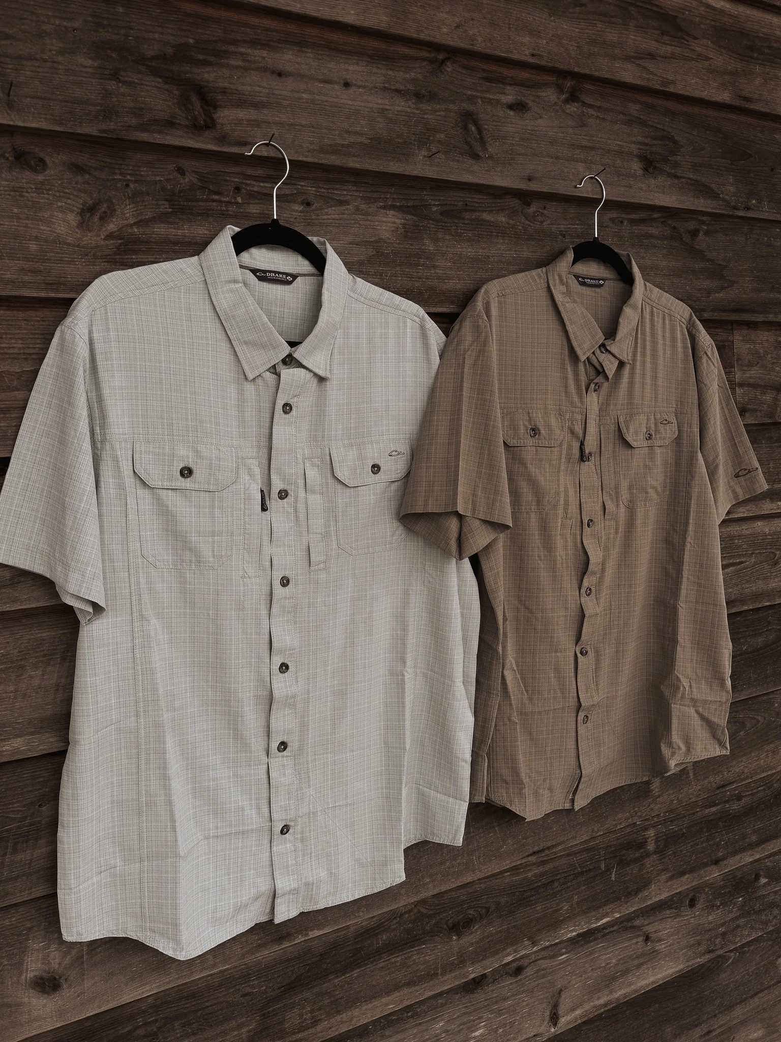 Drake Men's Wingshooter Trey Cross Hatch Short Sleeve Shirt -TWK - Image 9