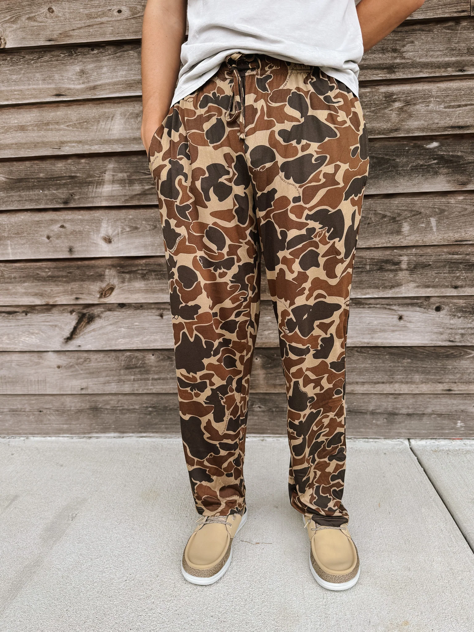 Men's Drake Lounge Pant - Old School Camo - Image 3