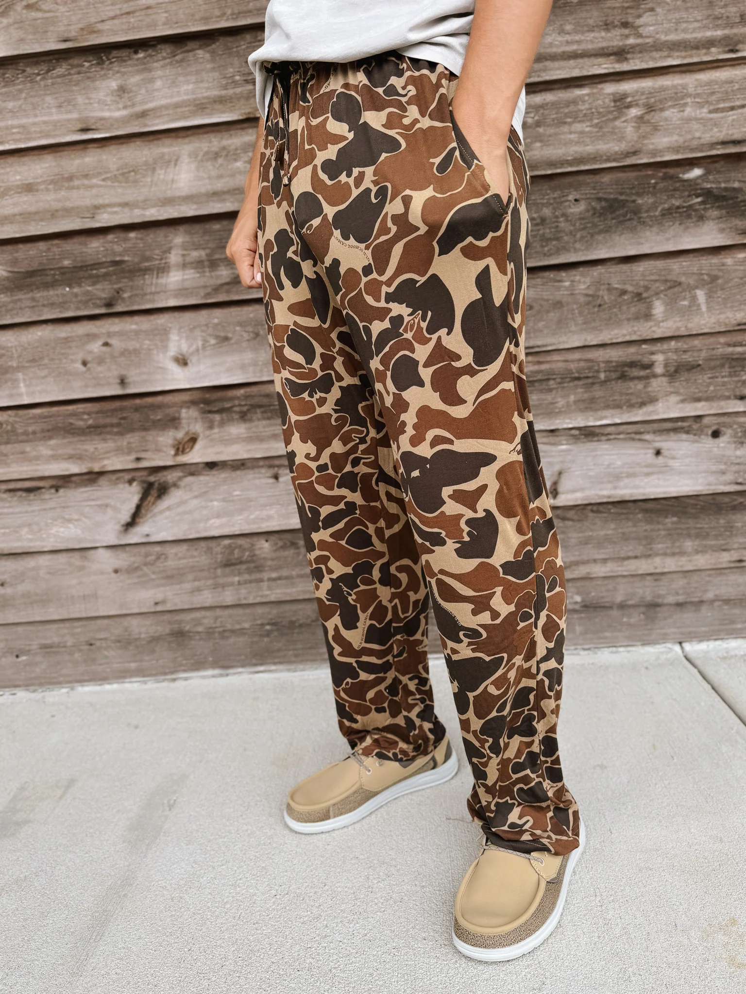 Men's Drake Lounge Pant - Old School Camo - Image 4
