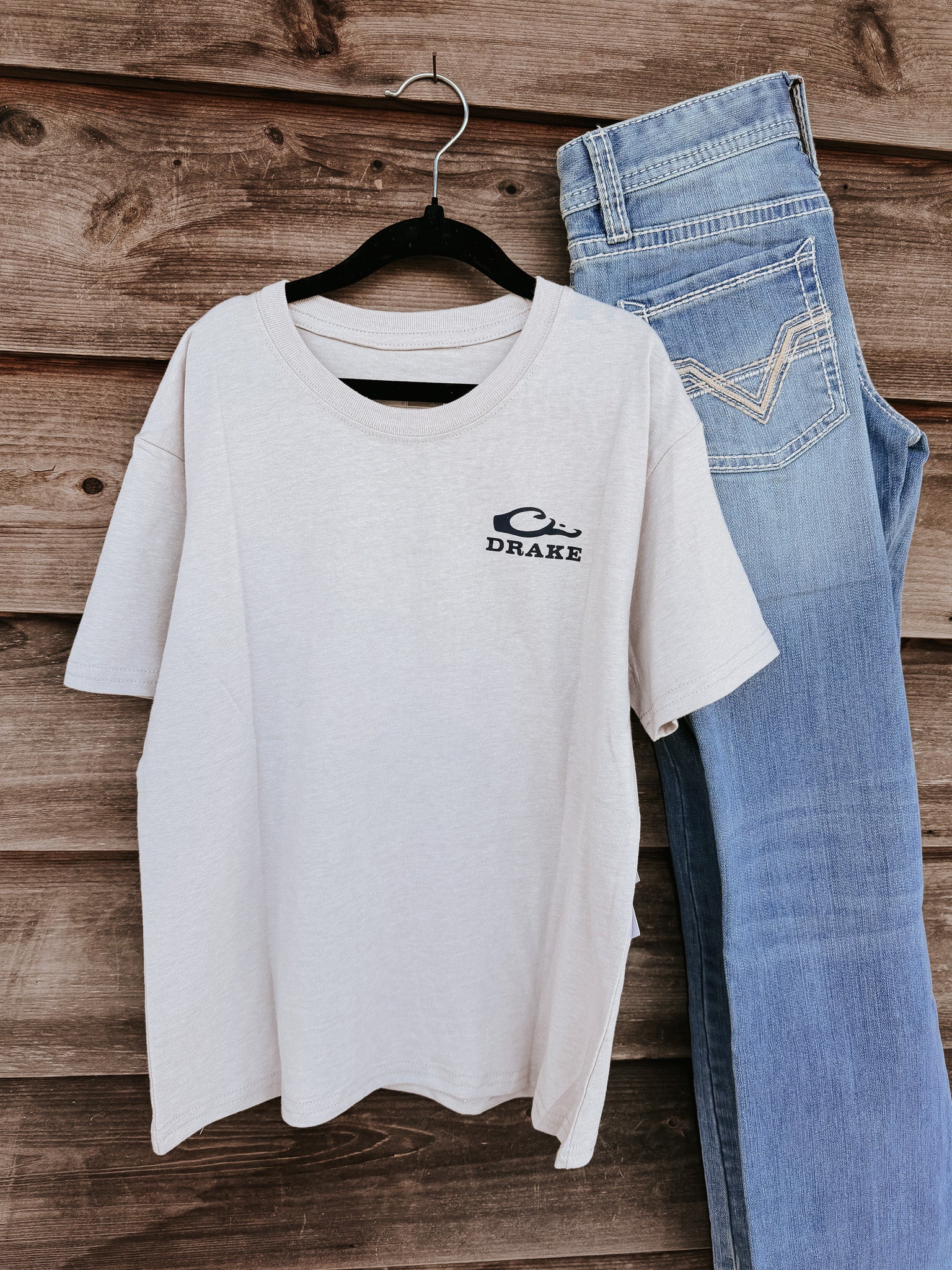 Drake Youth Sunset Duck T-Shirt - Image 2