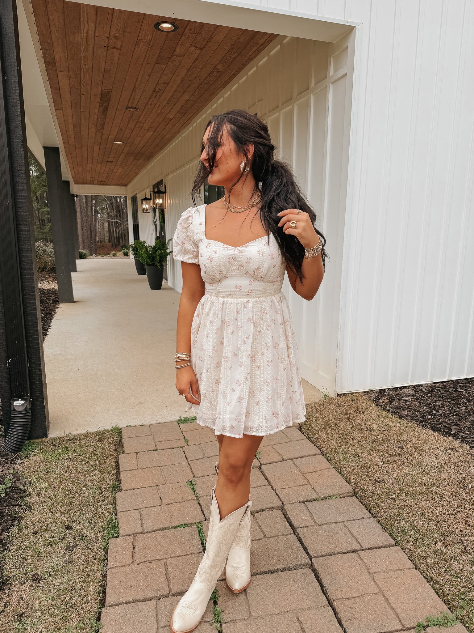 Grace in Blooms Floral Dress - Image 3