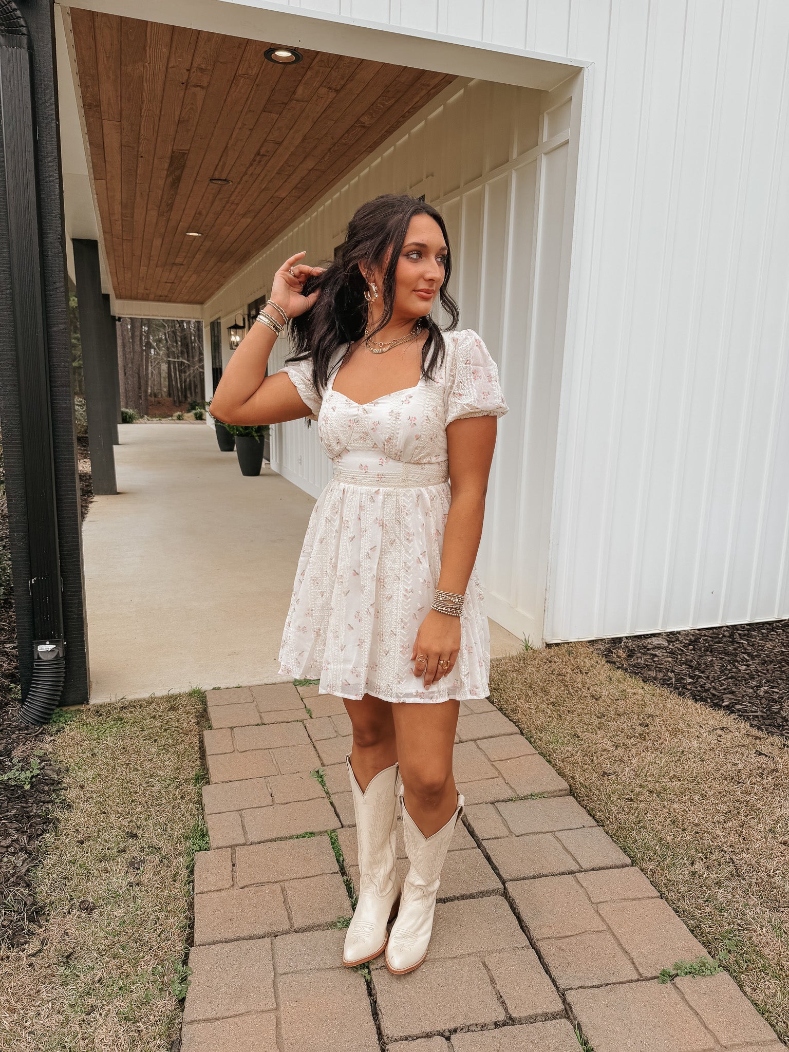 Grace in Blooms Floral Dress - Image 5