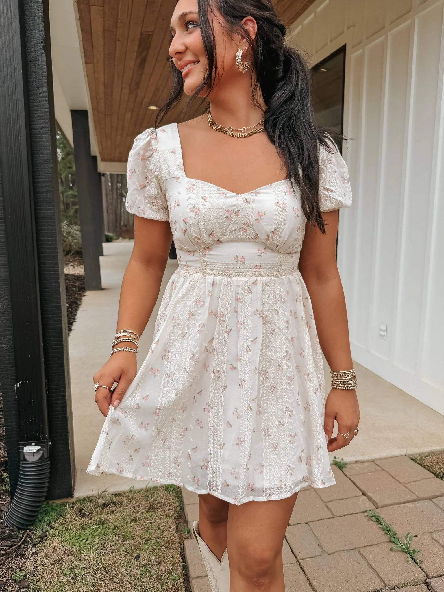 Grace in Blooms Floral Dress - Image 7