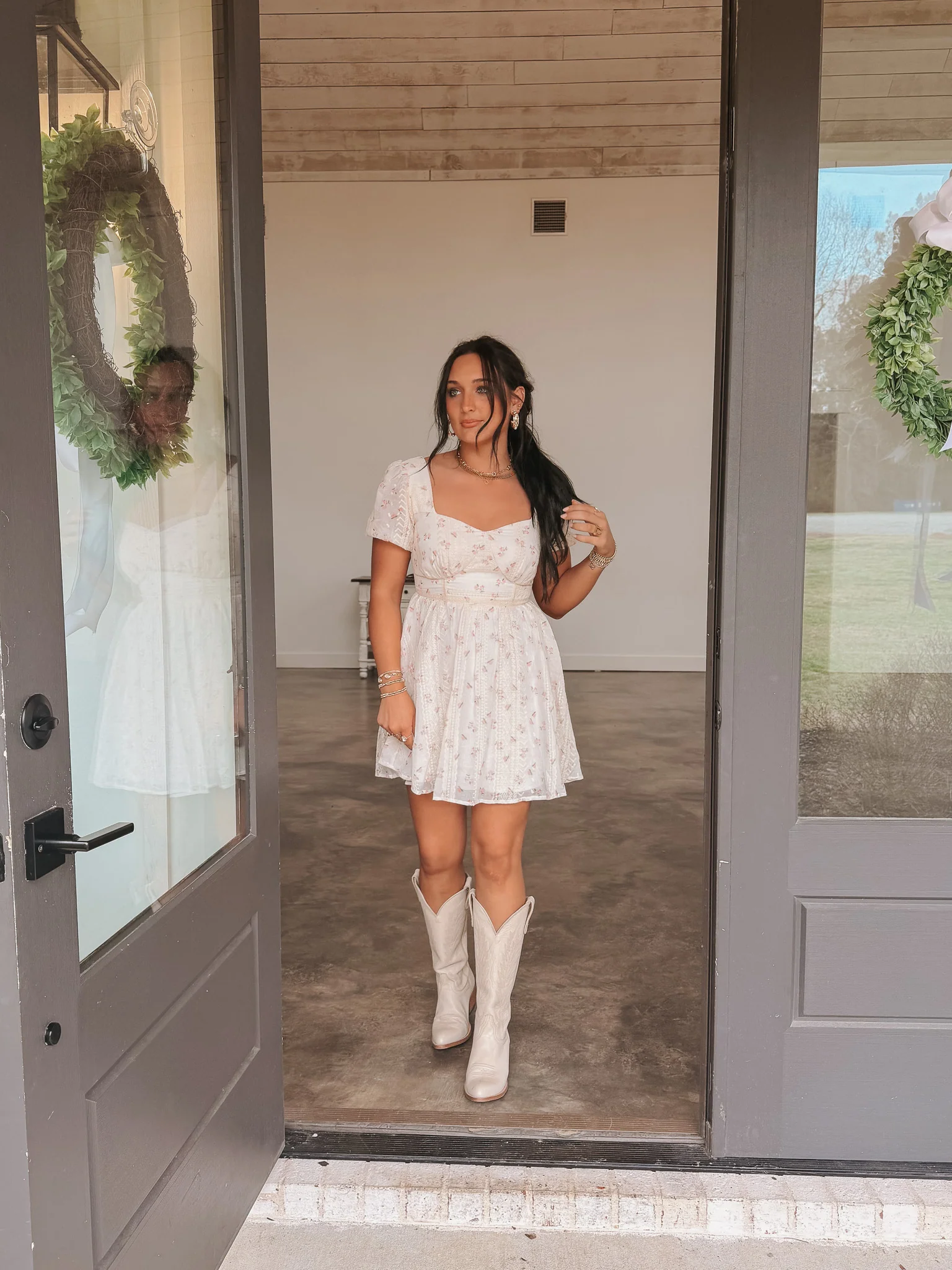 Grace in Blooms Floral Dress - Image 9