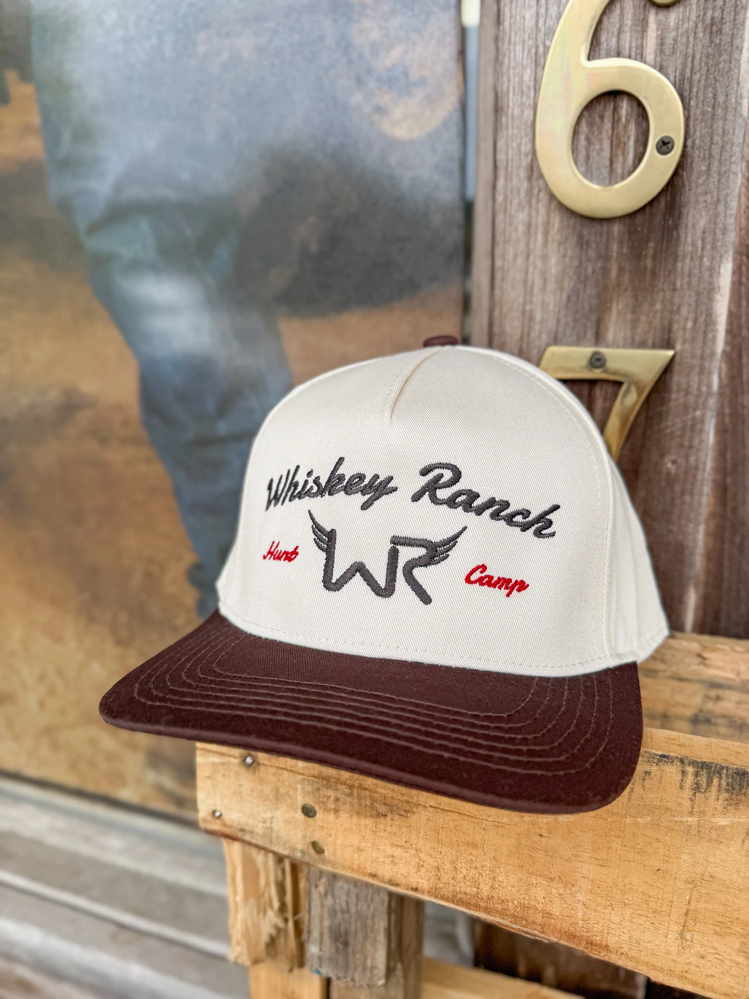 Whiskey Bent Hat Co. Duck Camp Tan Cap - Image 2