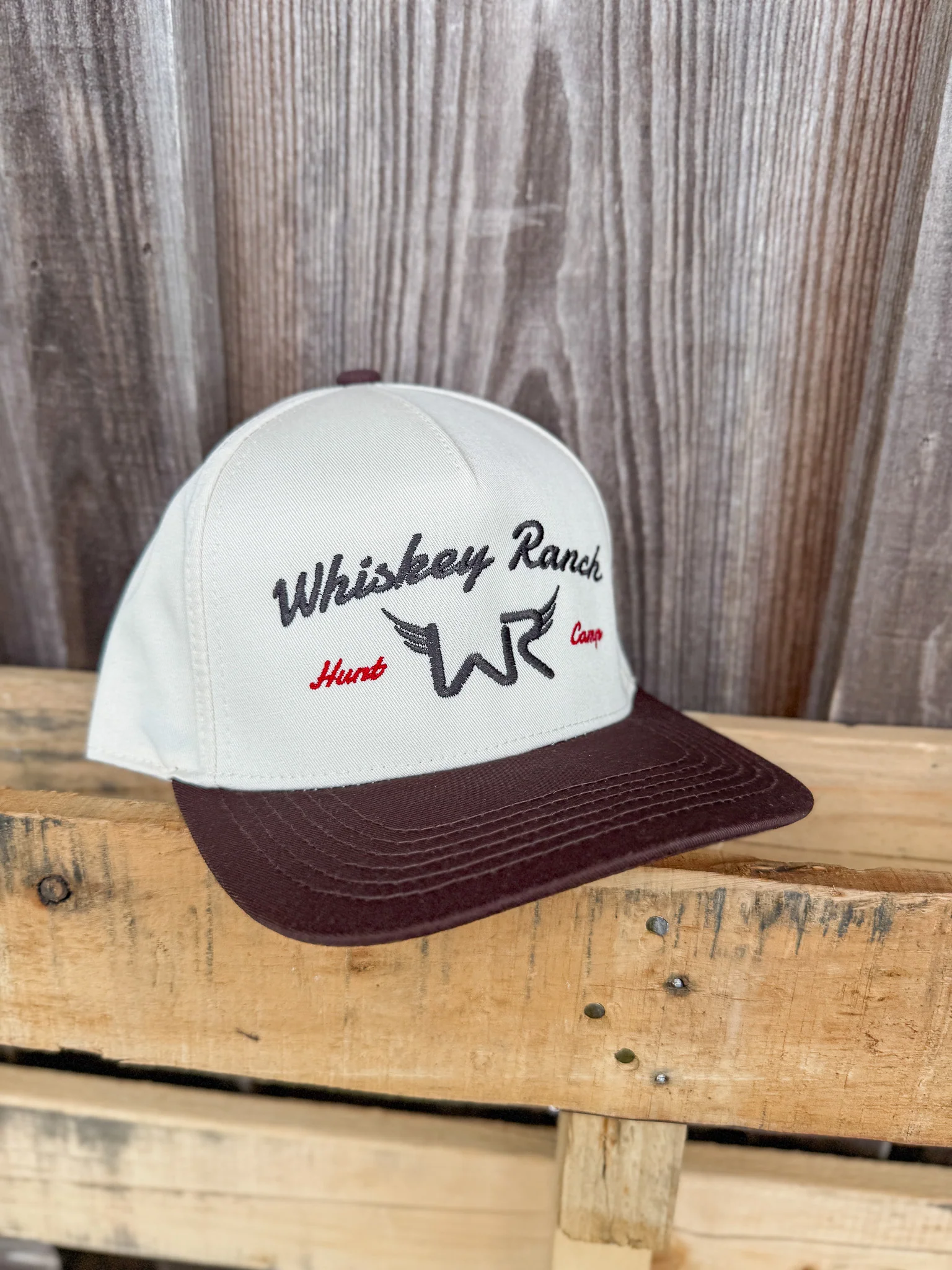 Whiskey Bent Hat Co. Duck Camp Tan Cap - Image 4