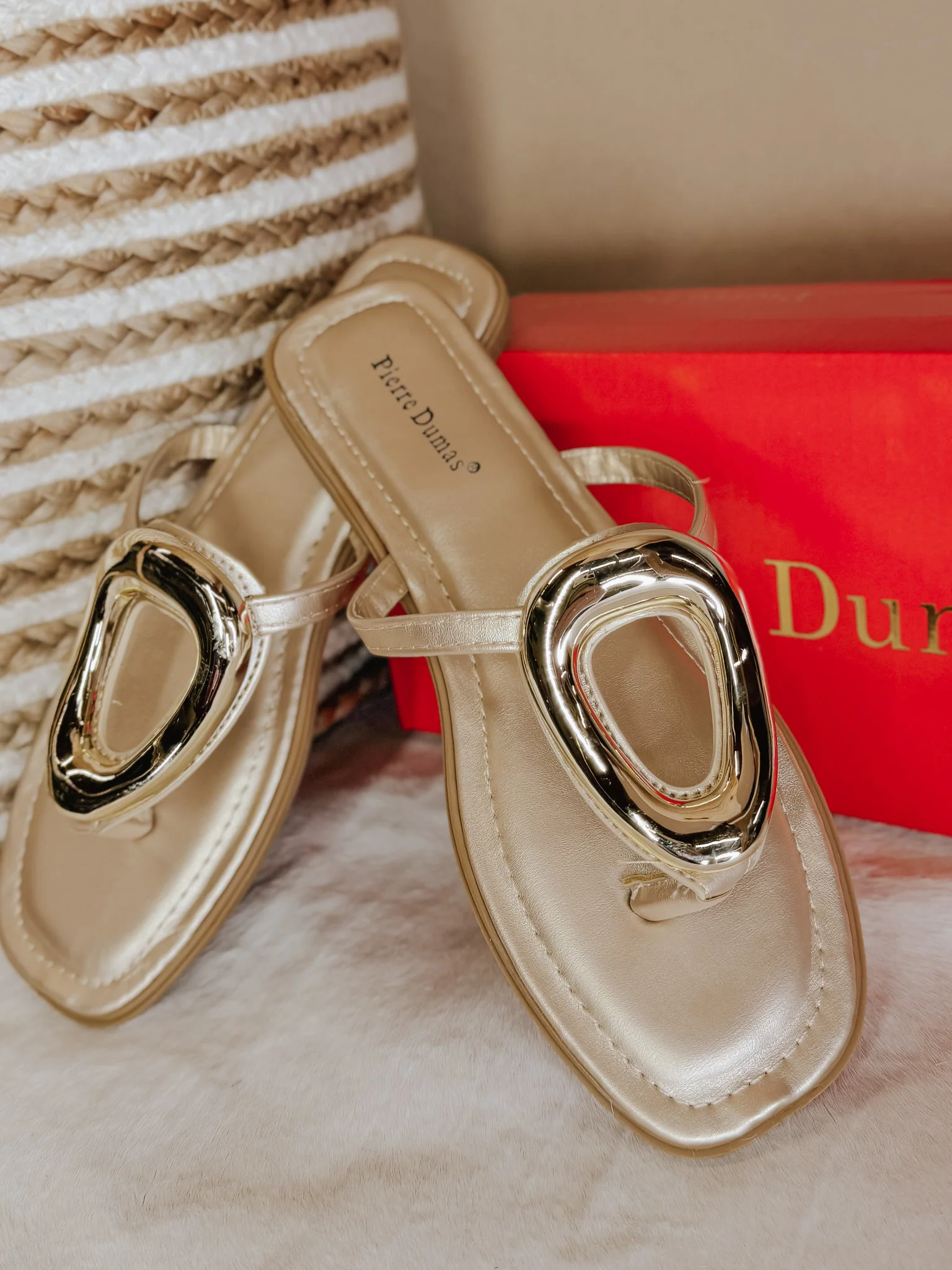 Dress to Impress Sandals in Gold - Image 11