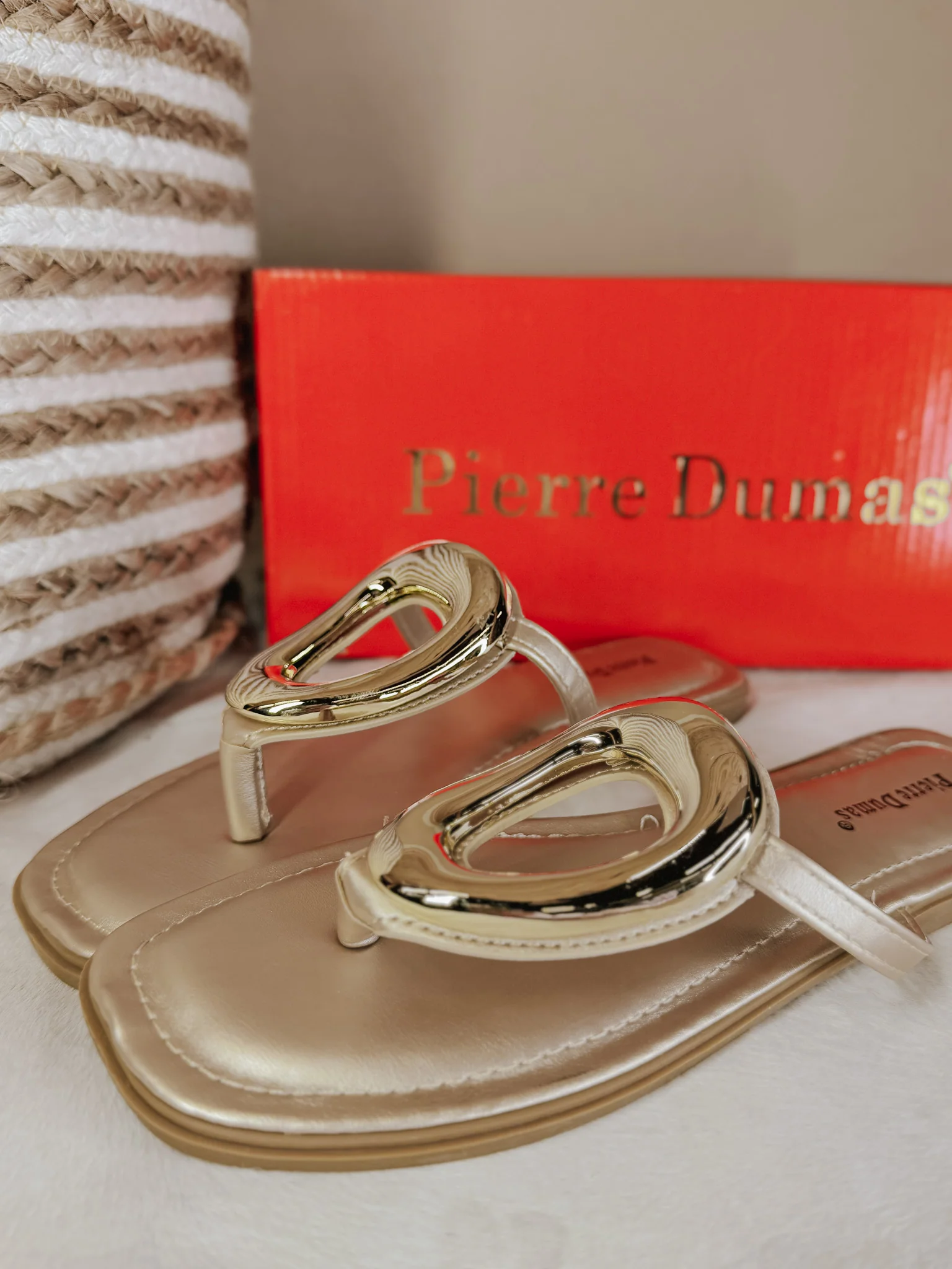 Dress to Impress Sandals in Gold - Image 8
