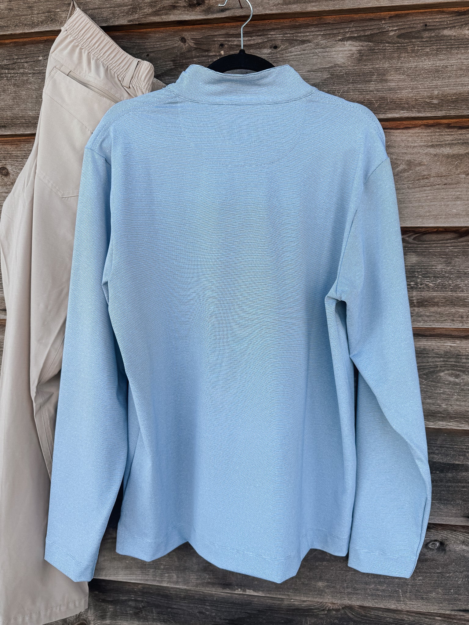 Coastal Cotton Men's 1/4 Zip Pullover in Navy - Image 2
