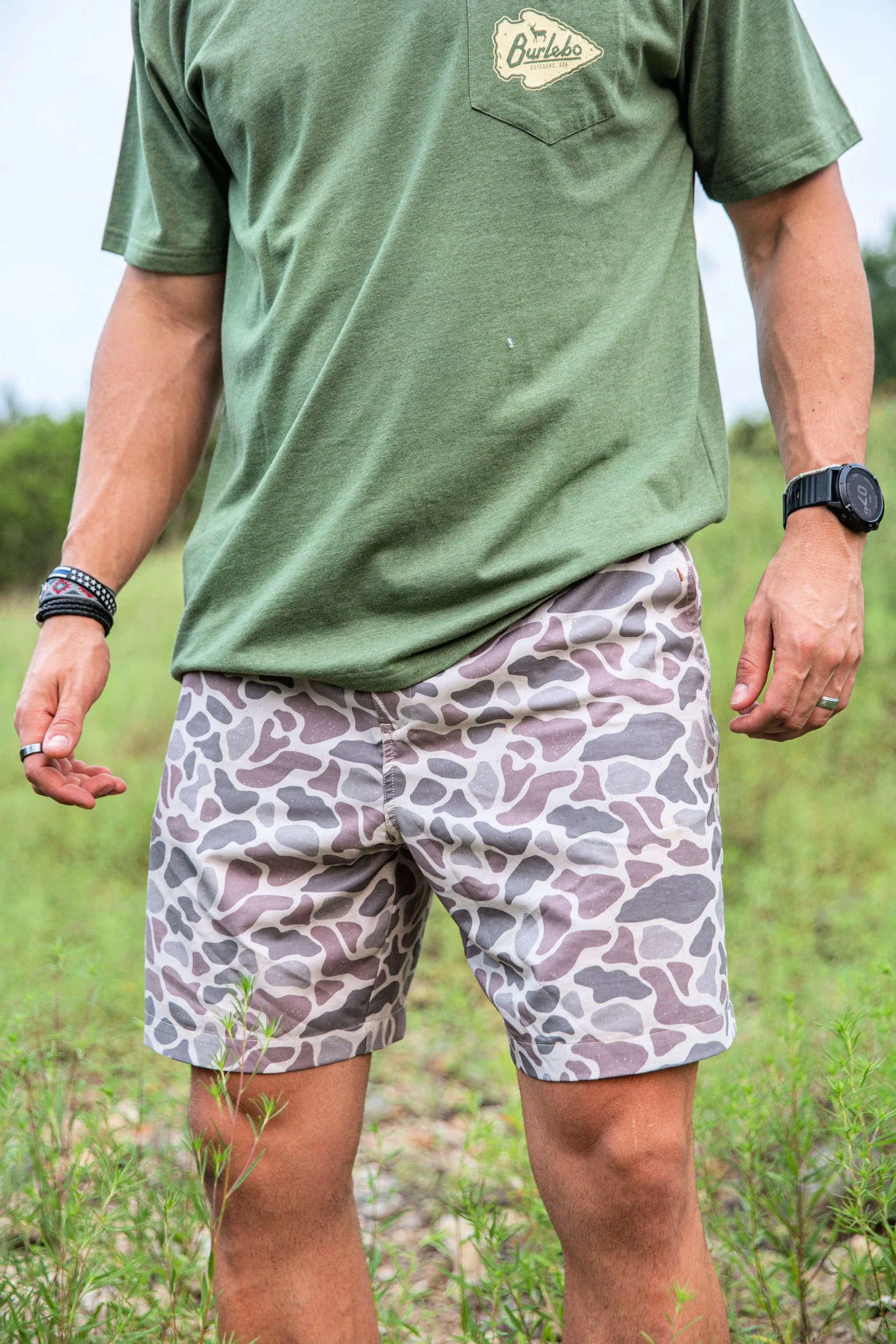 Men's Burlebo Everyday Shorts - Classic Deer Camo - Image 7