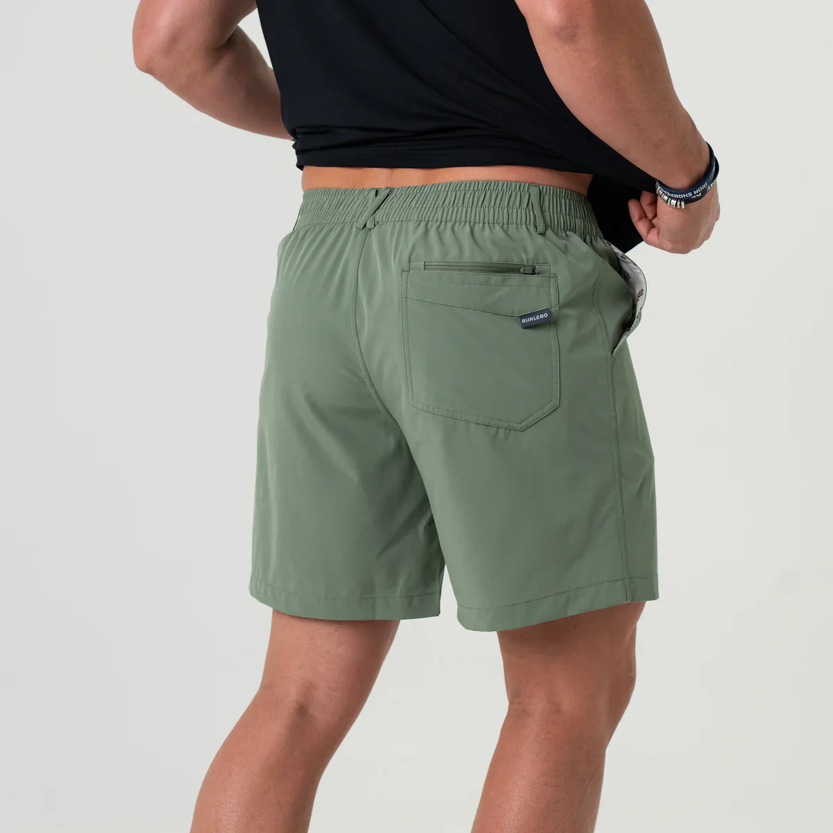 Men's Burlebo Everyday Short - Light Sage - Image 4