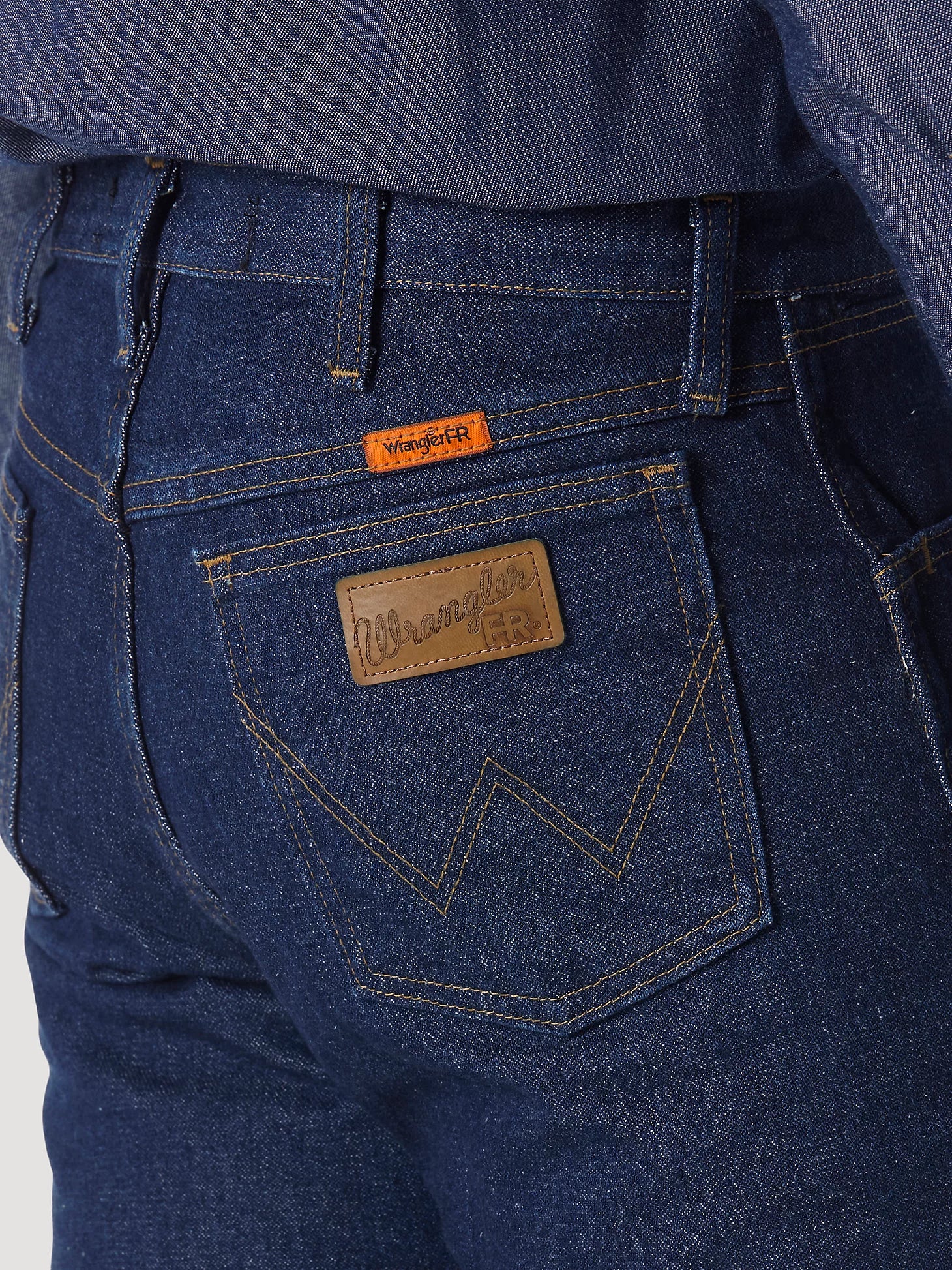 Wrangler FR Flame Resistant Original Fit Jean in Prewash - Image 4