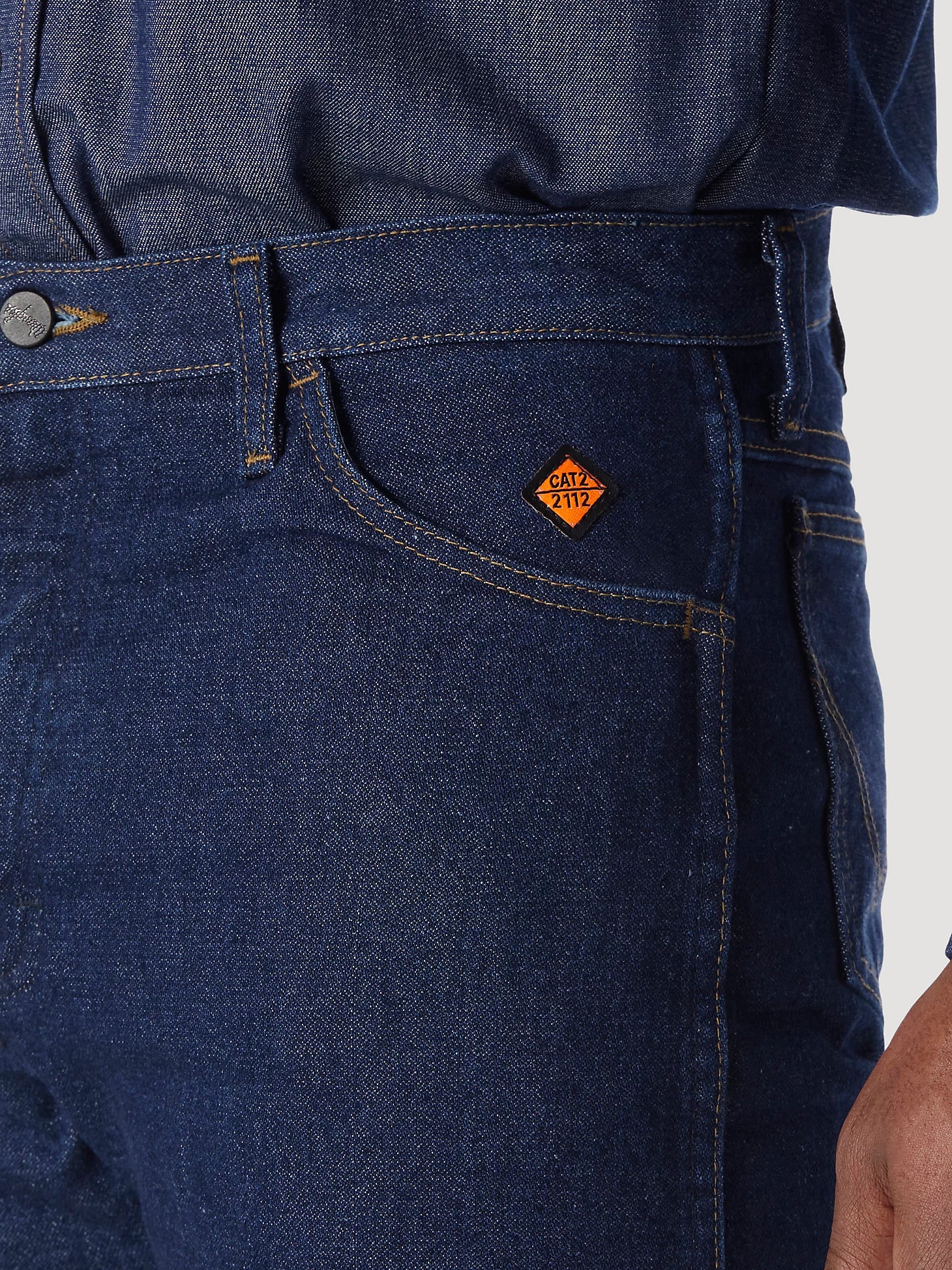 Wrangler FR Flame Resistant Original Fit Jean in Prewash - Image 6