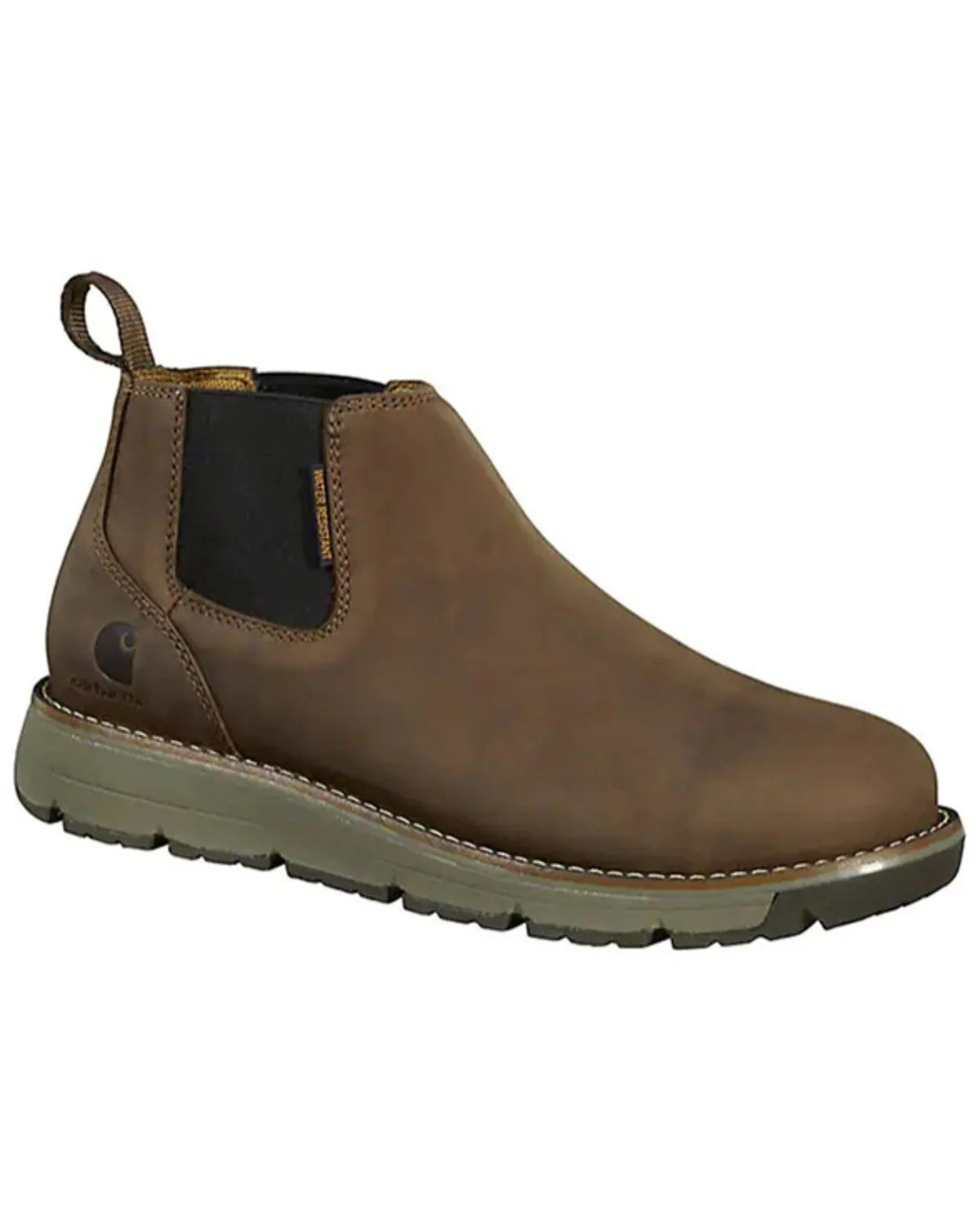 Men's Carhartt Millbrook Water Resistant 4" Romeo Waterproof Round Steel Toe Wedge Boots - Image 5