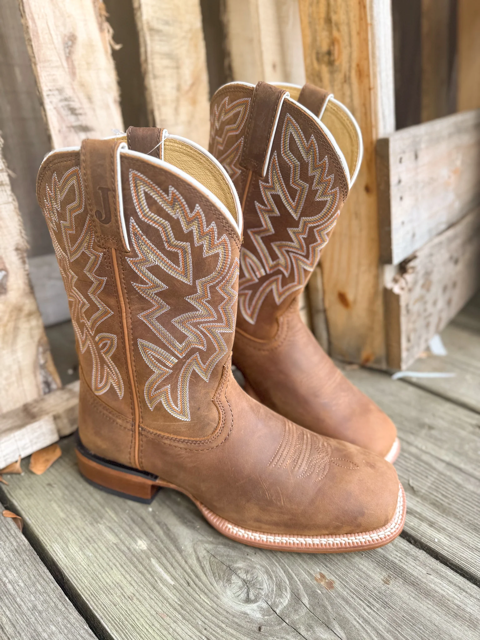 MEN'S JUSTIN JACKPOT 11" WESTERN BOOT - Image 8