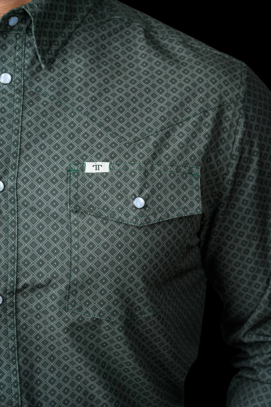 Men's Ferrell The Buddy - Long Sleeve Snap Shirt - Image 4