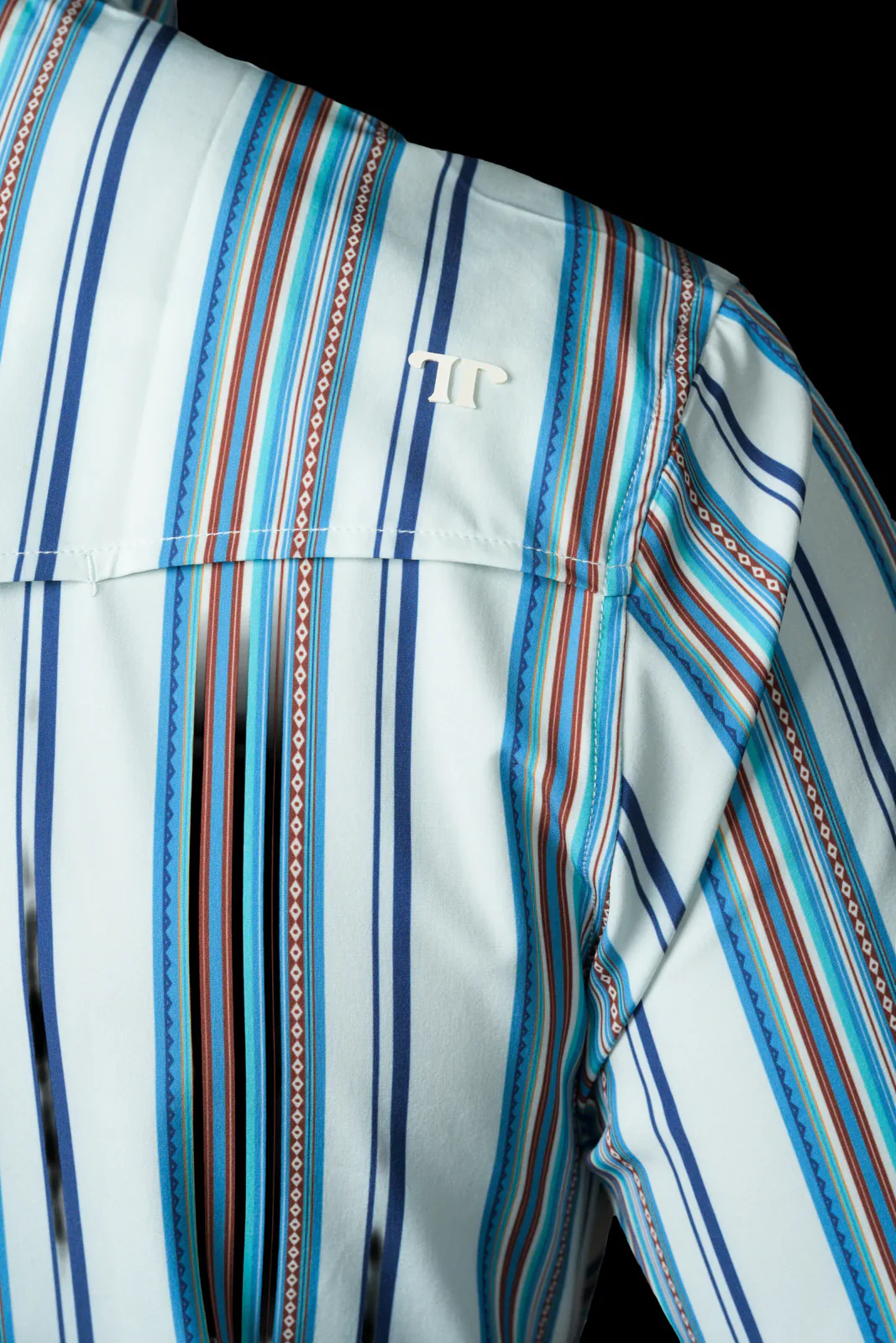 Ferrell The James in Light Blue - Short Sleeve Snap Shirt - Image 5