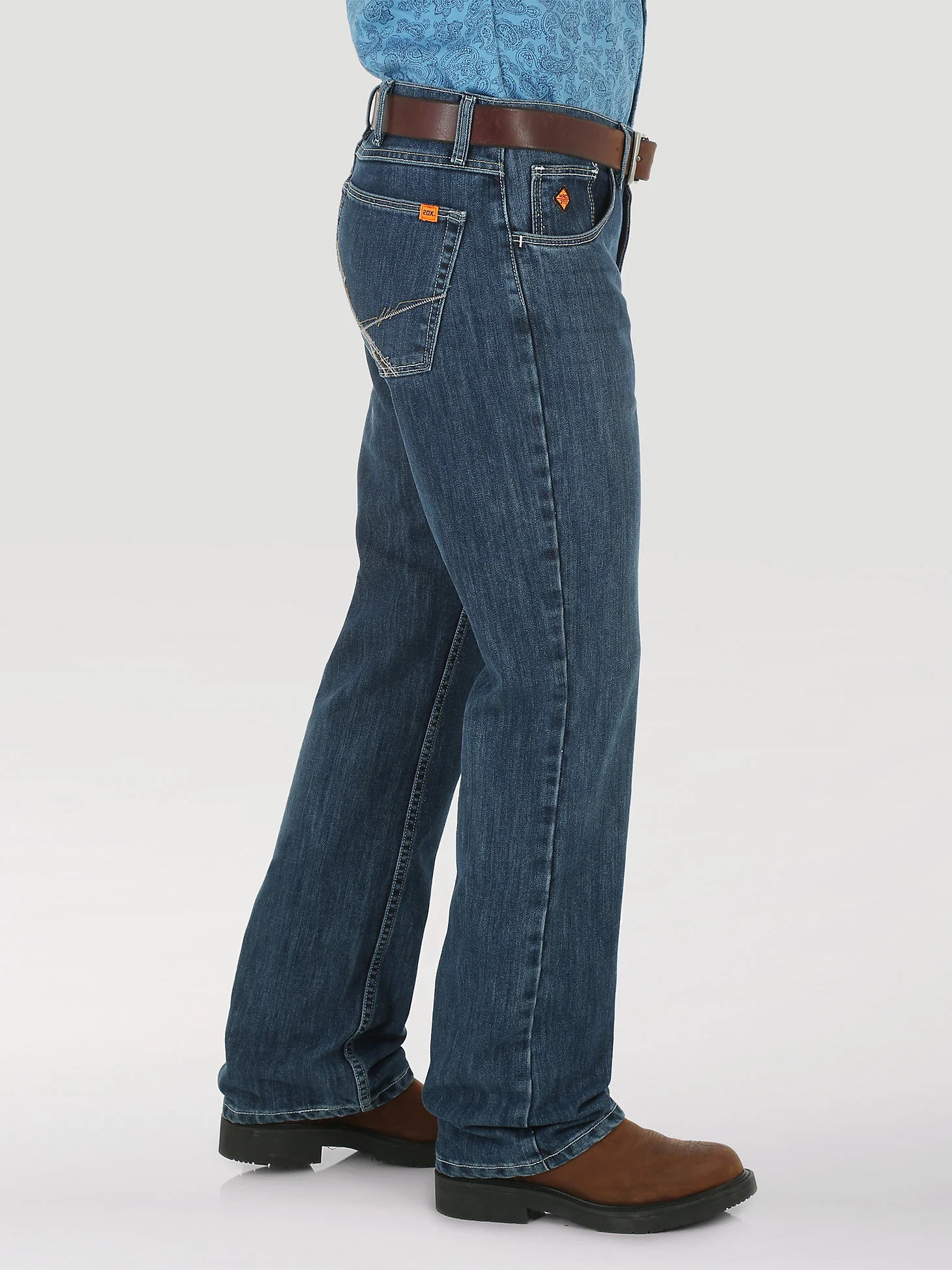 Men's Wrangler 20X FR Vintage Boot Jean in Midstone - Image 2