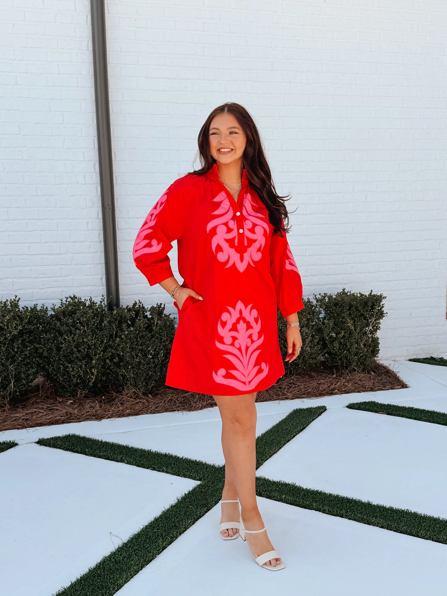 Scarlet Applique Dress - Image 4