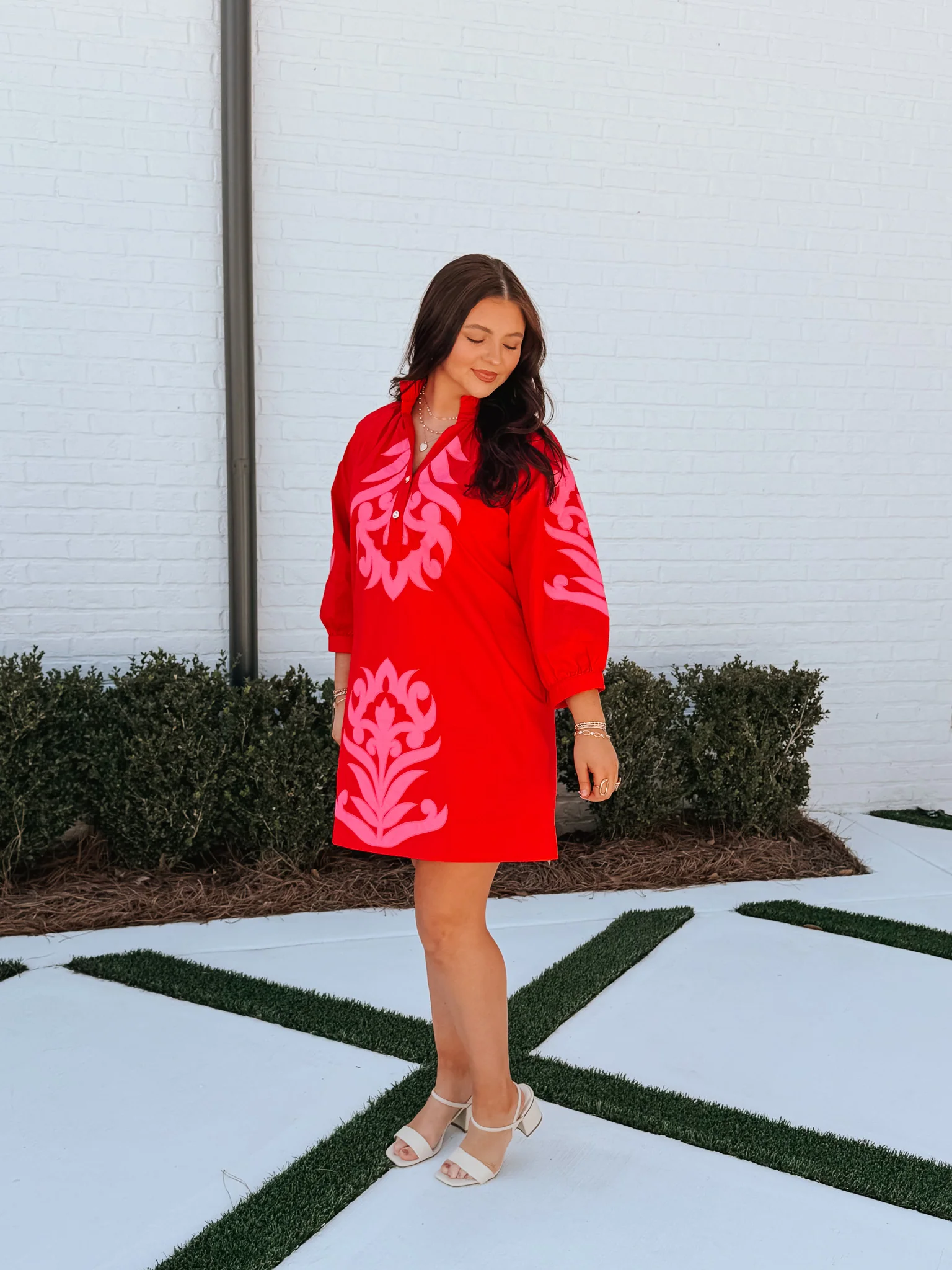 Scarlet Applique Dress - Image 6
