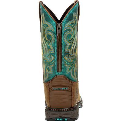 WOMEN'S GEORGIA BOOT CARBO-TEC LT STEEL TOE WATERPROOF PULL-ON BOOT - Image 5