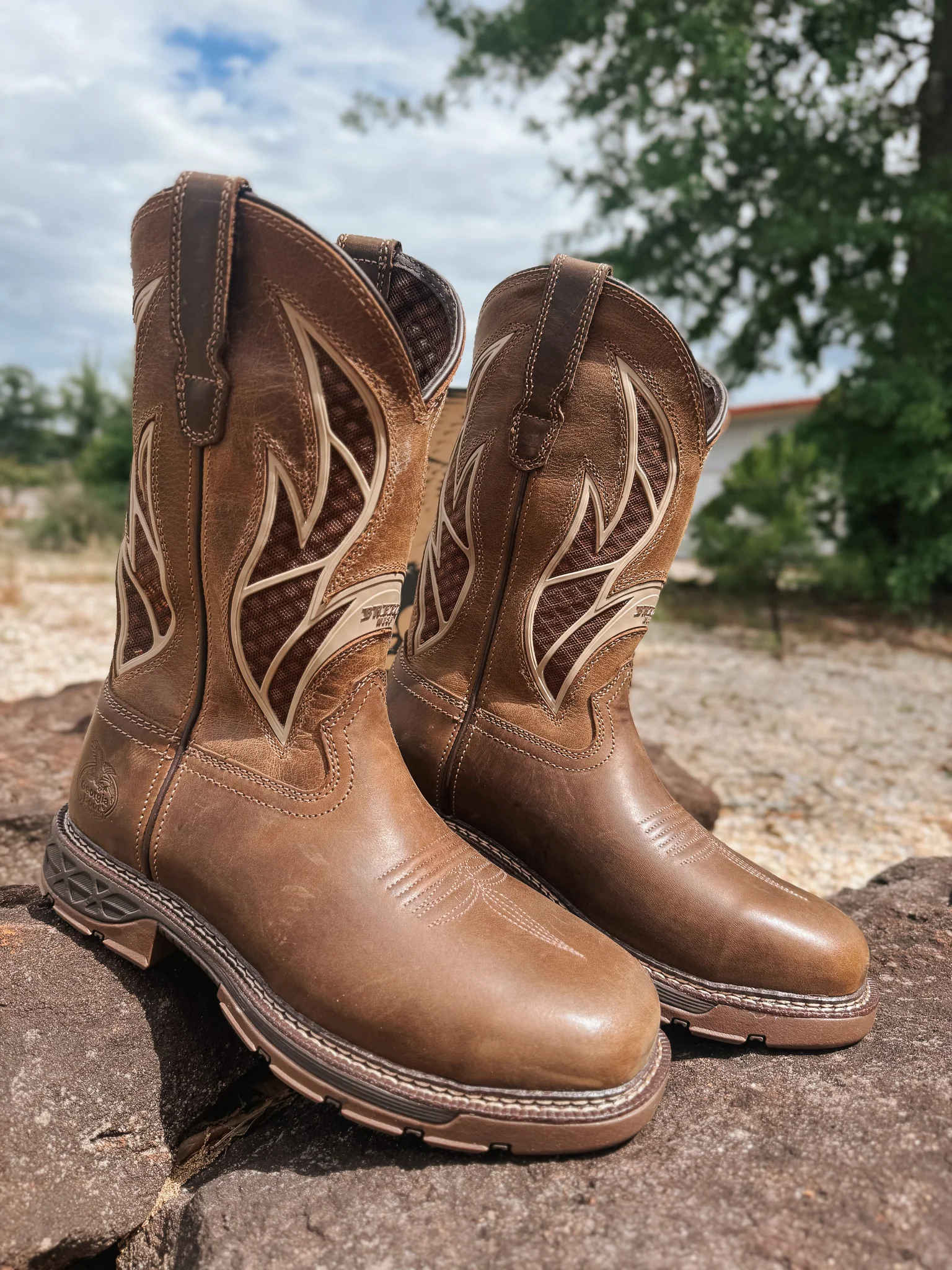 Men's Georgia Boot Carbo-Tec FLX Alloy Toe Pull-on with InsulKul™ Work Boot - Image 5