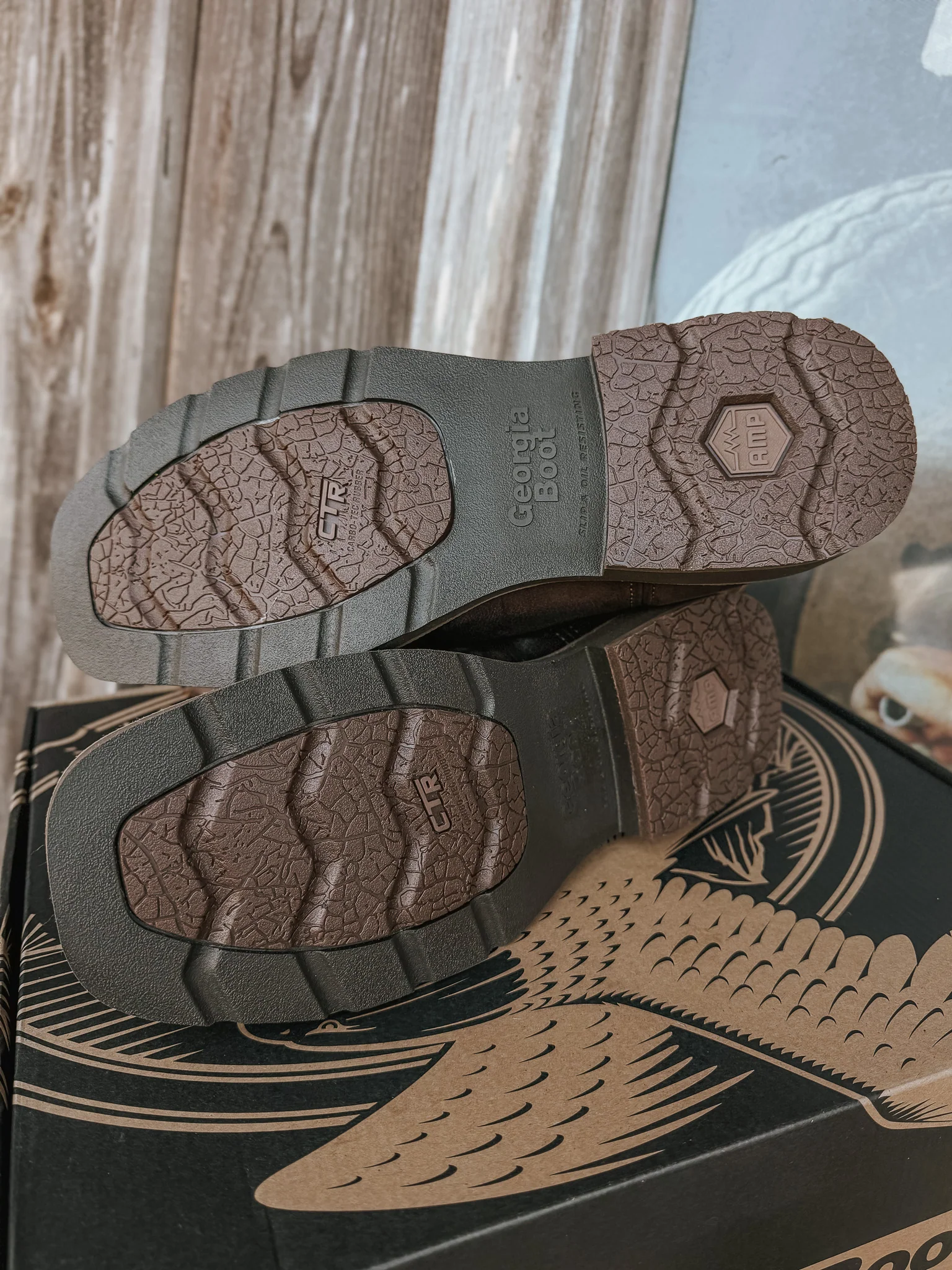 Men's Georgia Core 37 11" Steel Toe Western Work Boots - Image 5