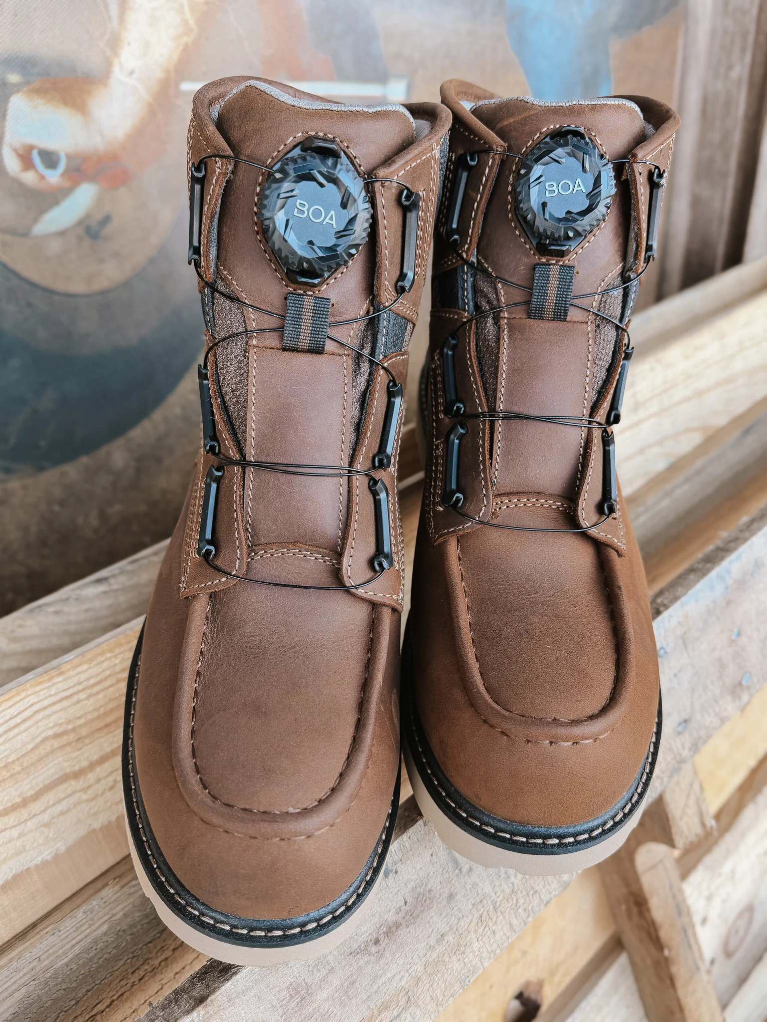 Men's Georgia 6" Carbon Flex BOA® Waterproof Carbon Moc Toe Work Boot - Image 2