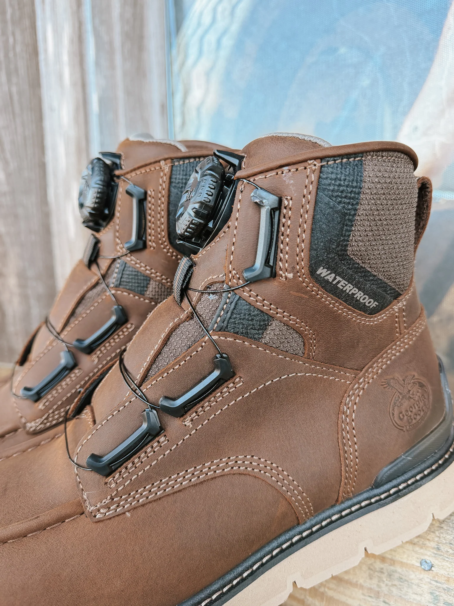 Men's Georgia 6" Carbon Flex BOA® Waterproof Carbon Moc Toe Work Boot - Image 4
