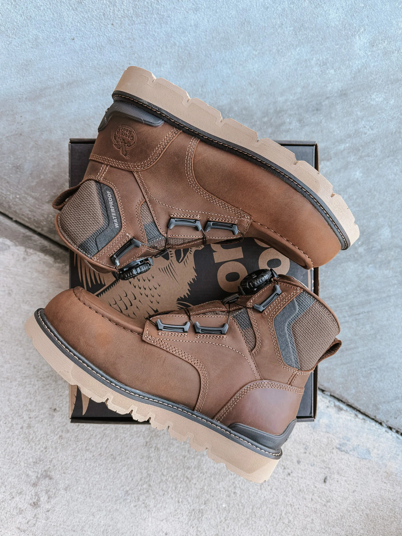 Men's Georgia 6" Carbon Flex BOA® Waterproof Carbon Moc Toe Work Boot - Image 5