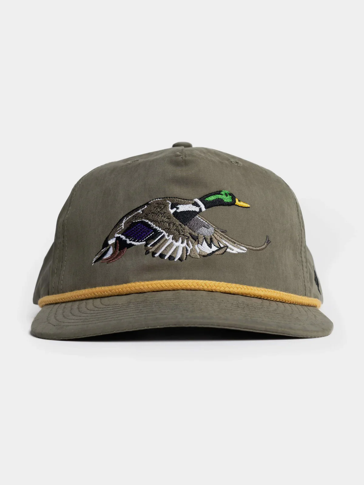 Men's Duck Camp Mallard Hat in Military Green - Image 2