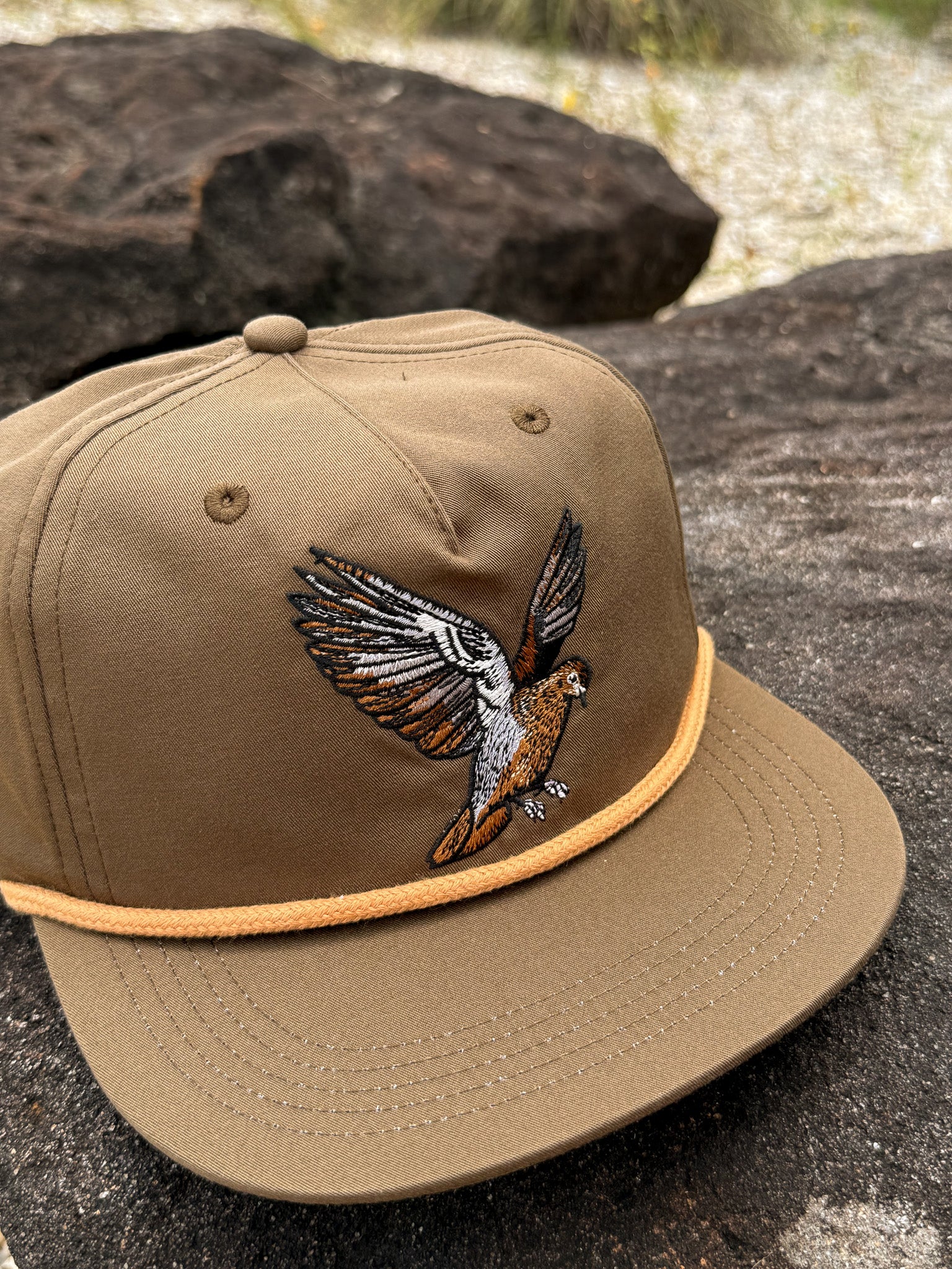 Men's Duck Camp Dove Pin Oak Cap - Image 2