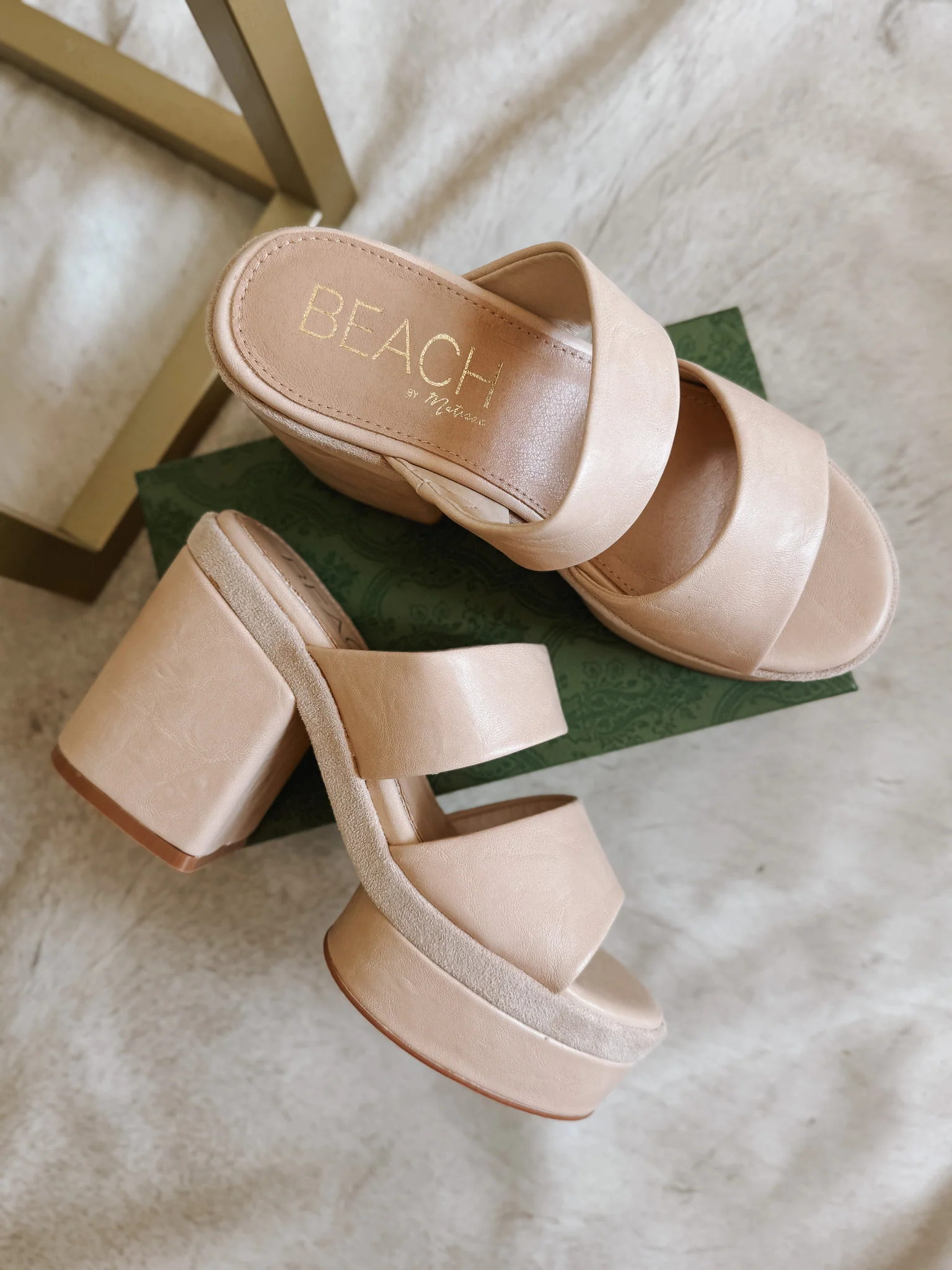 Higher Standards Graham Platform Sandal in Natural - Image 5
