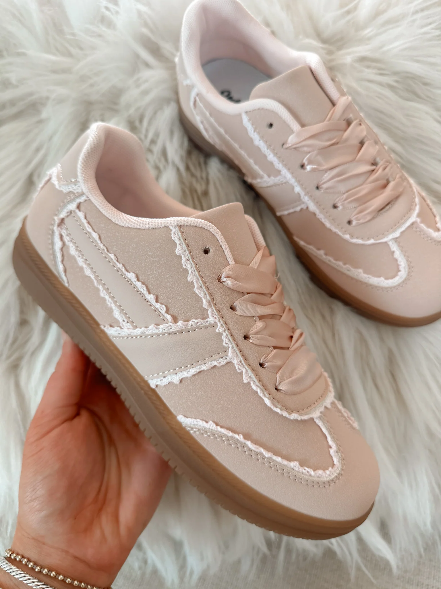 Step Ahead Sneakers in Light Pink - Image 5